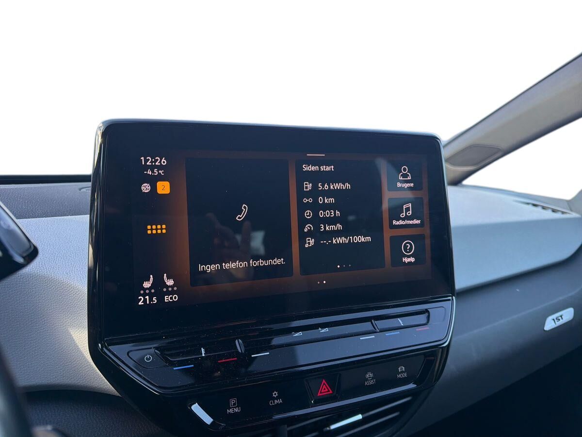 Billede af VW ID.3 EL Pro Performance 204HK 5d Aut.