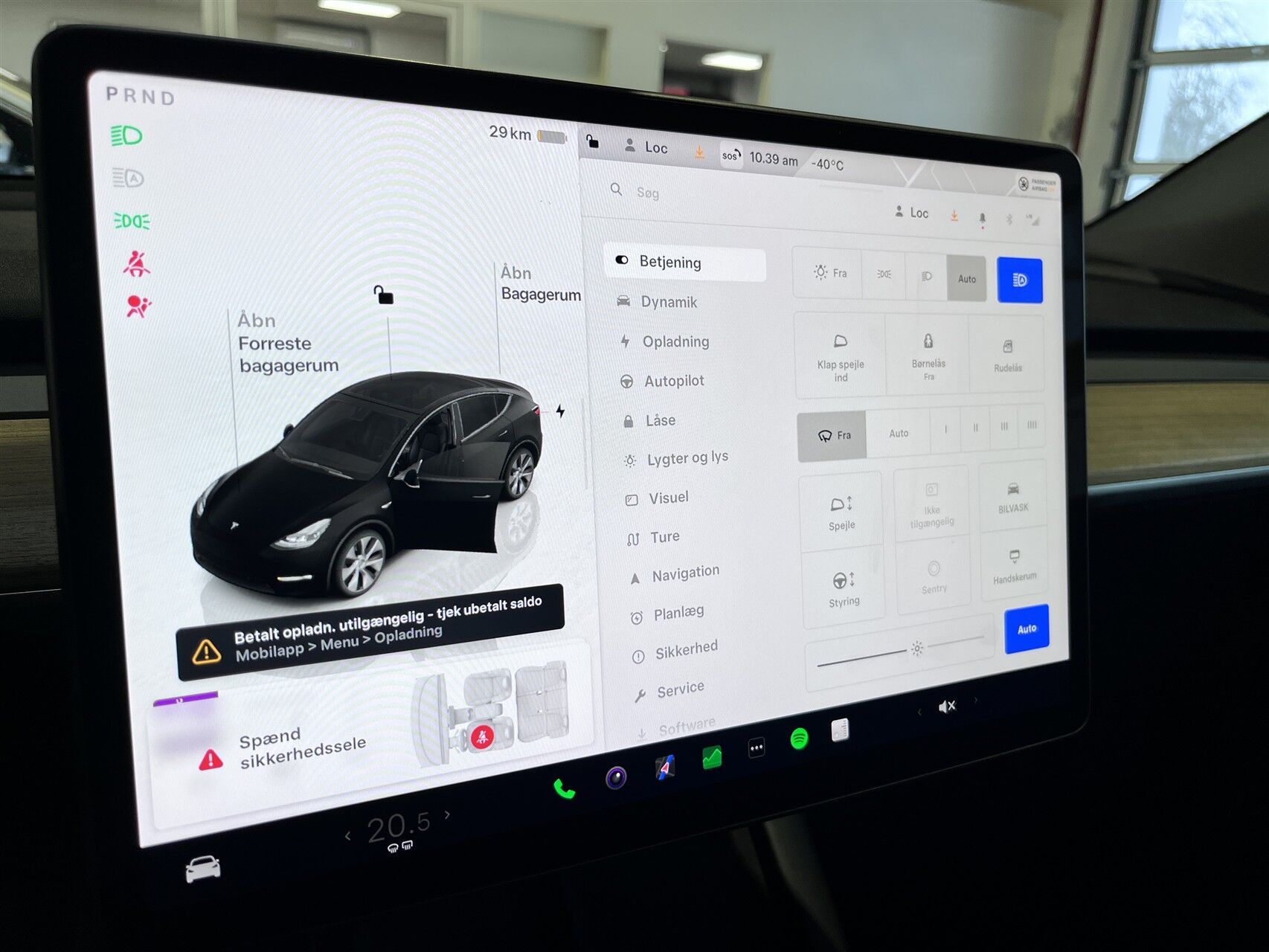 Billede af Tesla Model Y EL RWD 299HK 5d Aut.