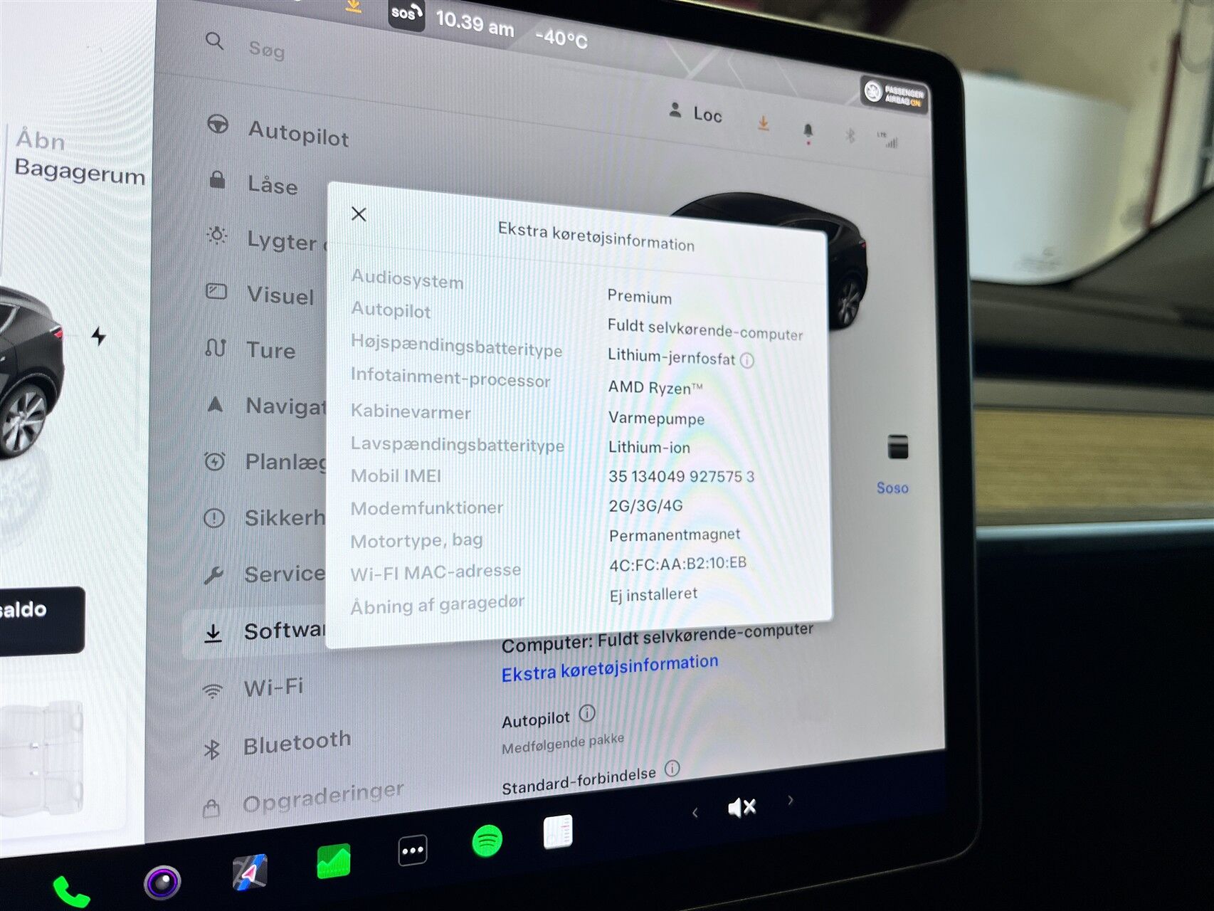 Billede af Tesla Model Y EL RWD 299HK 5d Aut.