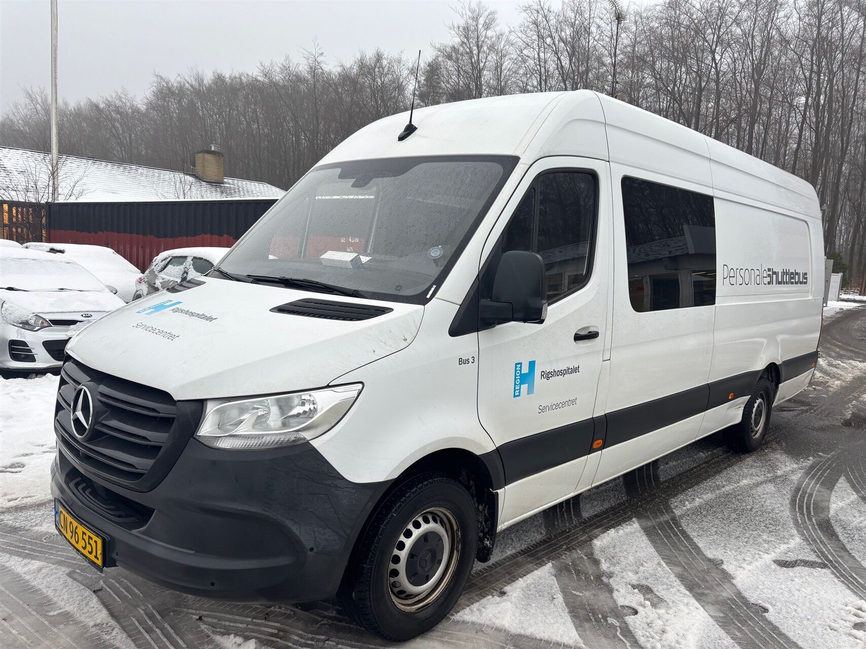 Billede af Mercedes-Benz Sprinter 316 2,1 CDI A3 H2 Mandskabsvogn RWD 163HK DobKab Aut. 