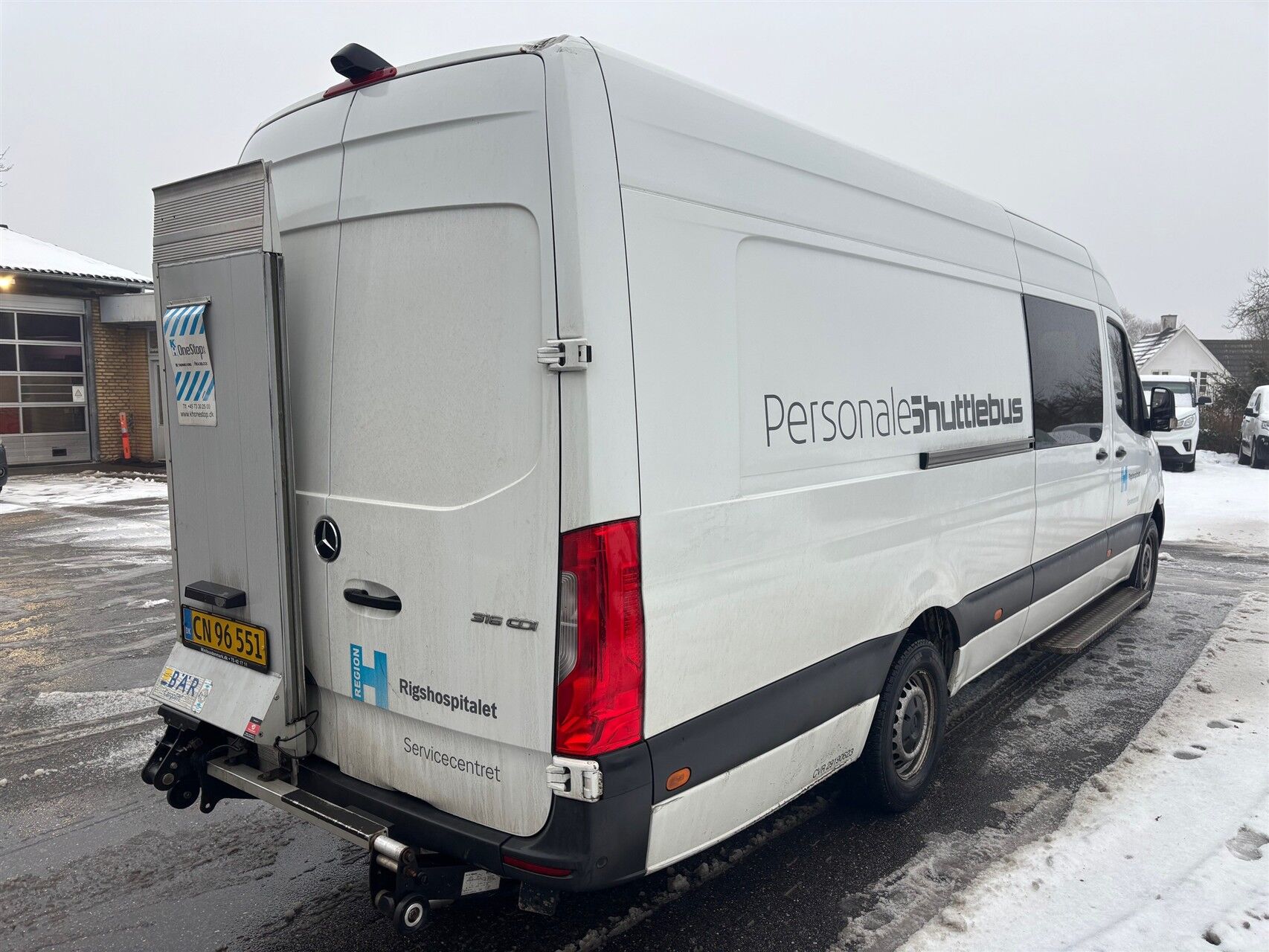 Billede af Mercedes-Benz Sprinter 316 2,1 CDI A3 H2 Mandskabsvogn RWD 163HK DobKab Aut. 