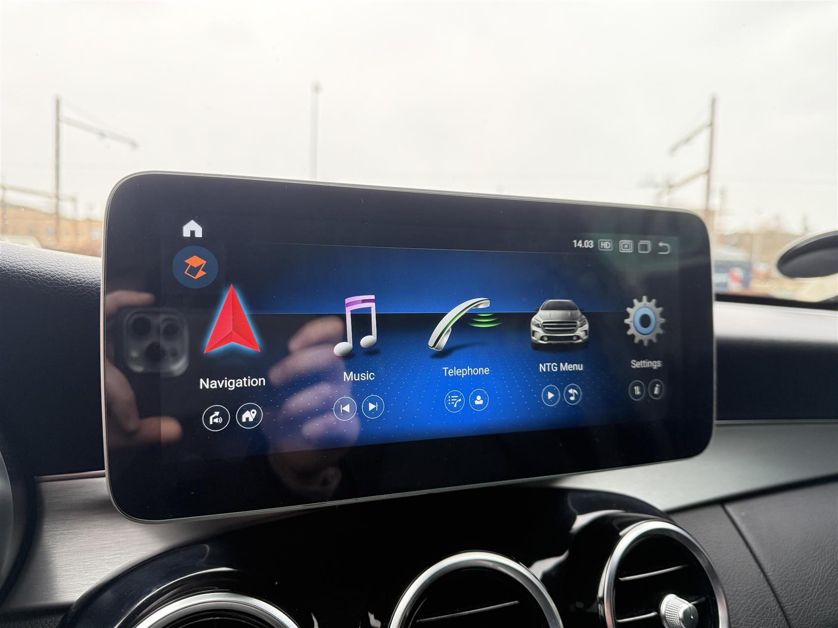 Billede af Mercedes-Benz C350 e T 2,0 Plugin-hybrid AMG Line 7G-Tronic Plus 279HK Stc Aut.