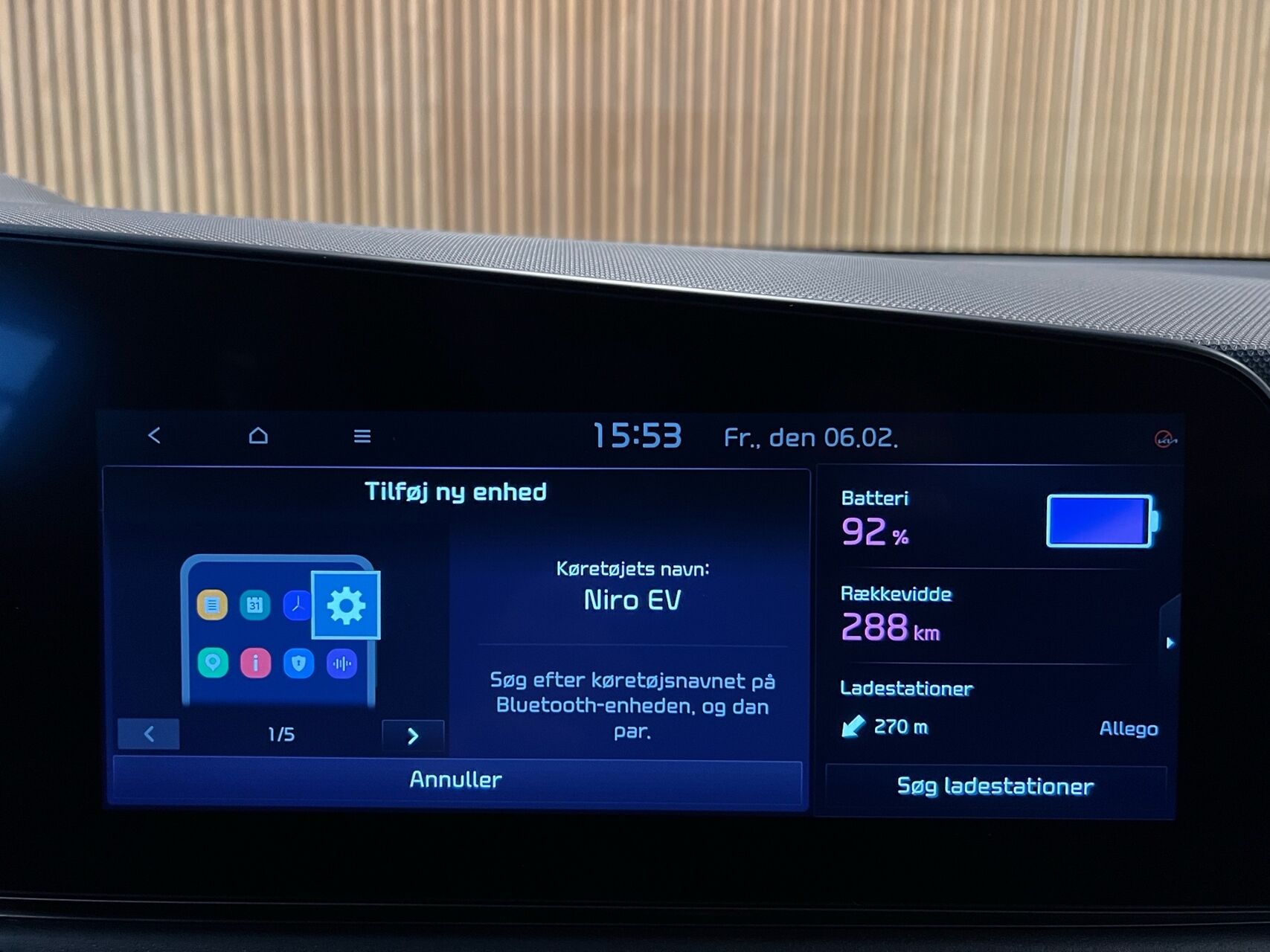 Billede af Kia e-Niro EL Inspire 204HK 5d Aut.