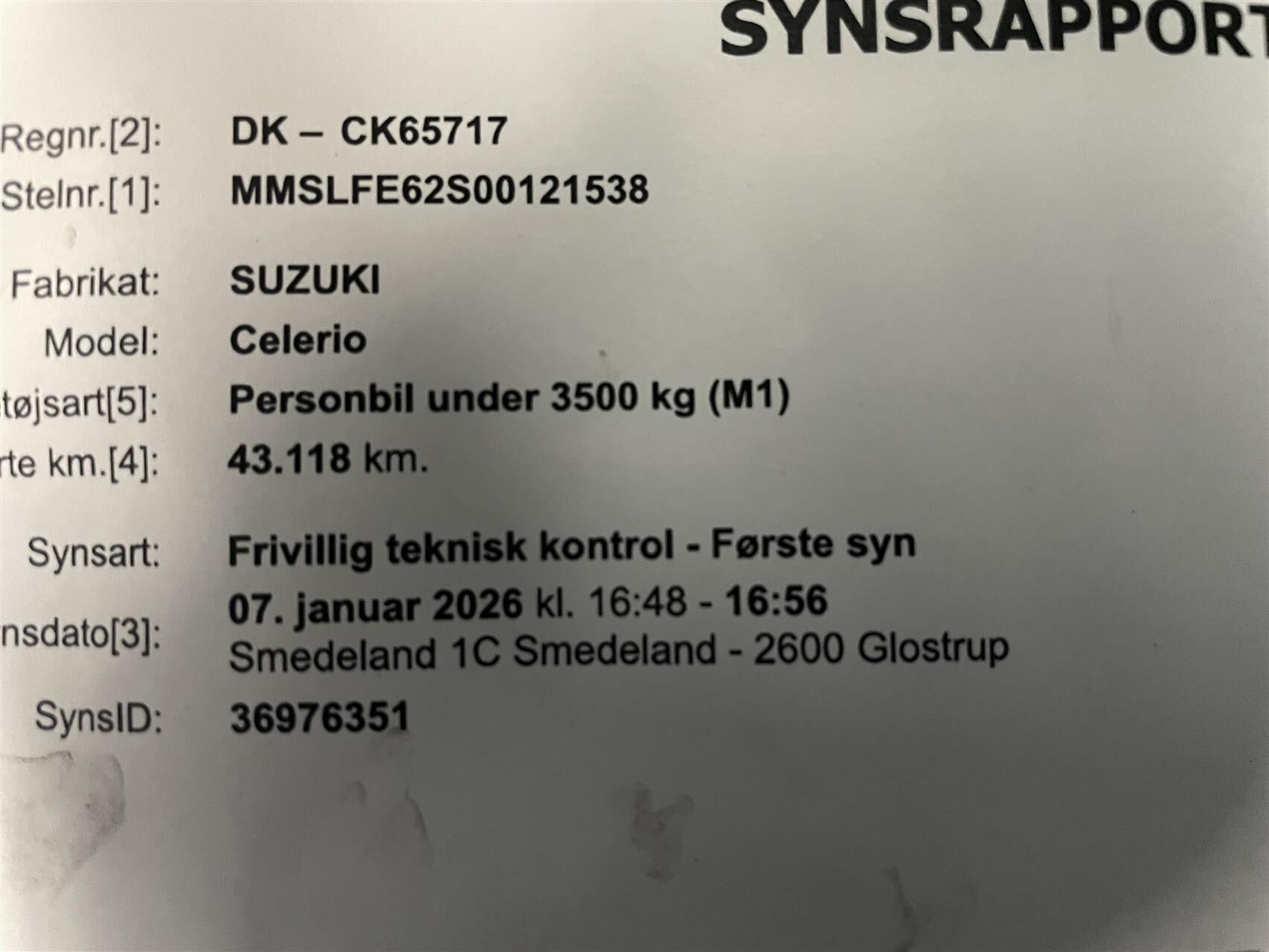 Billede af Suzuki Celerio 1,0 Dualjet 12V Club 68HK 5d