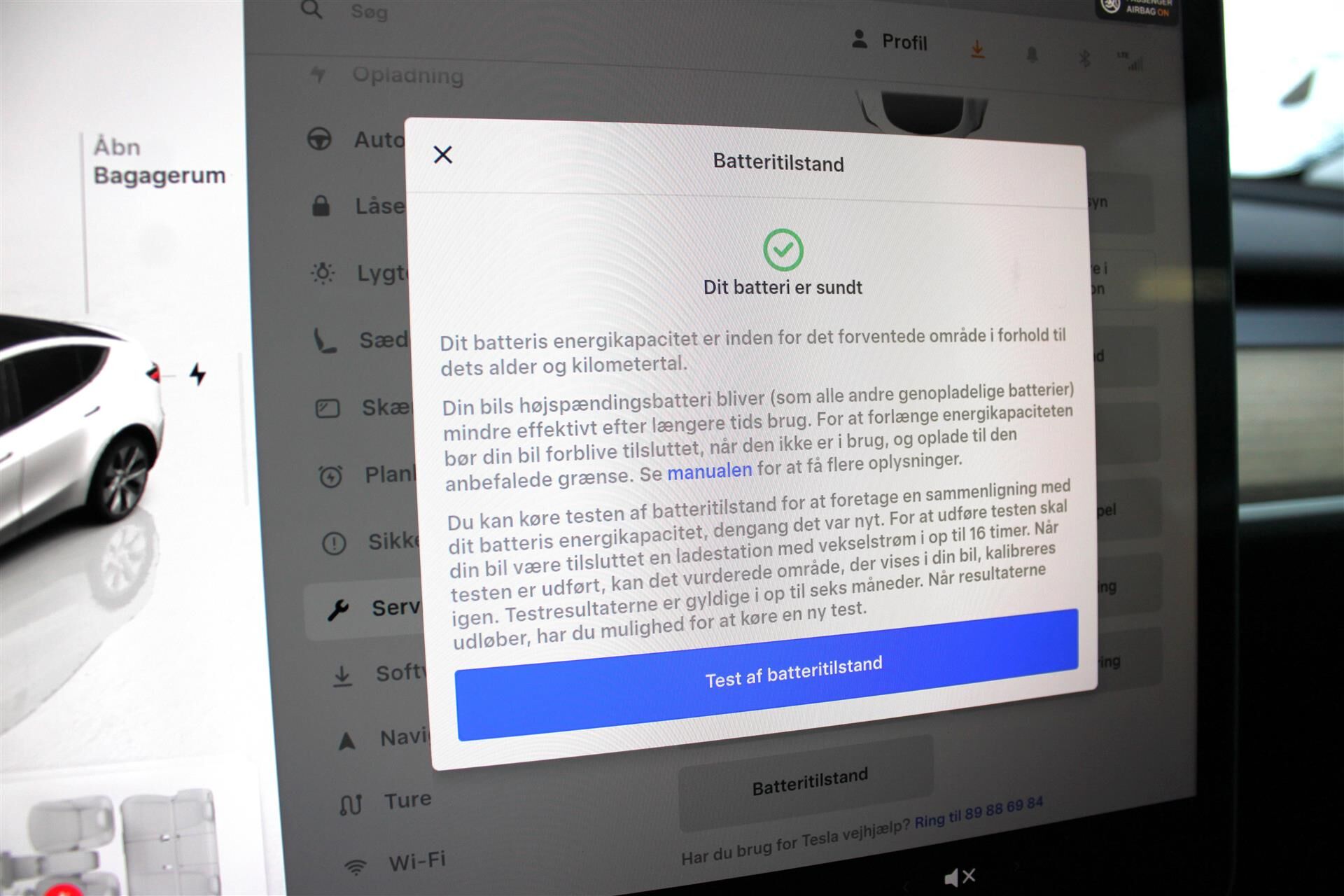 Billede af Tesla Model Y EL RWD 299HK 5d Aut.