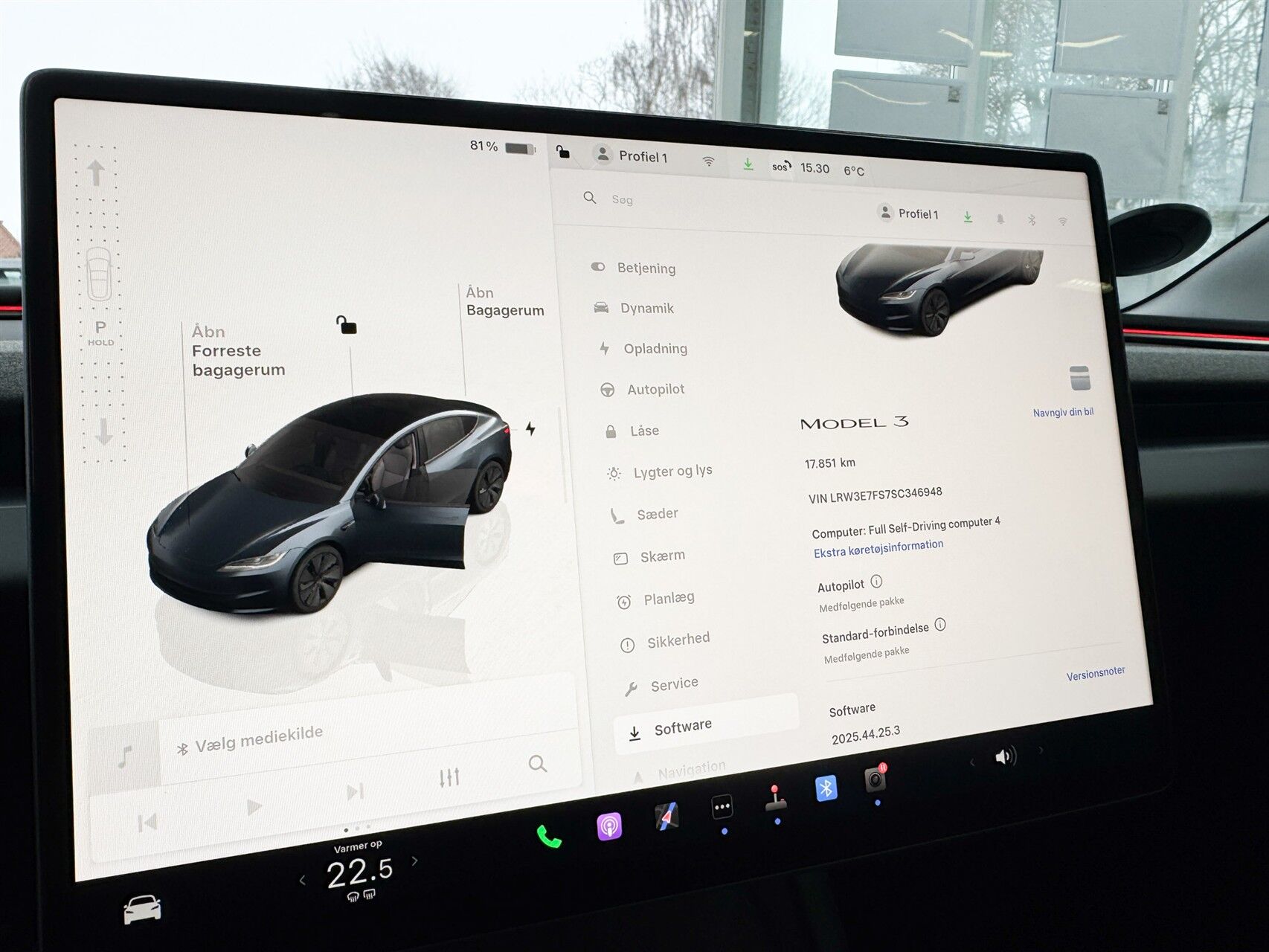 Billede af Tesla Model 3 EL 283HK Aut.