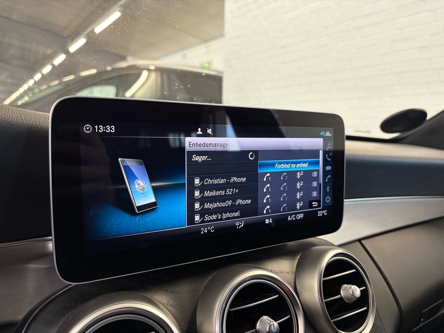 Billede af Mercedes-Benz C200 T 1,5 Mild hybrid AMG Line 9G-Tronic 184HK Stc Aut.