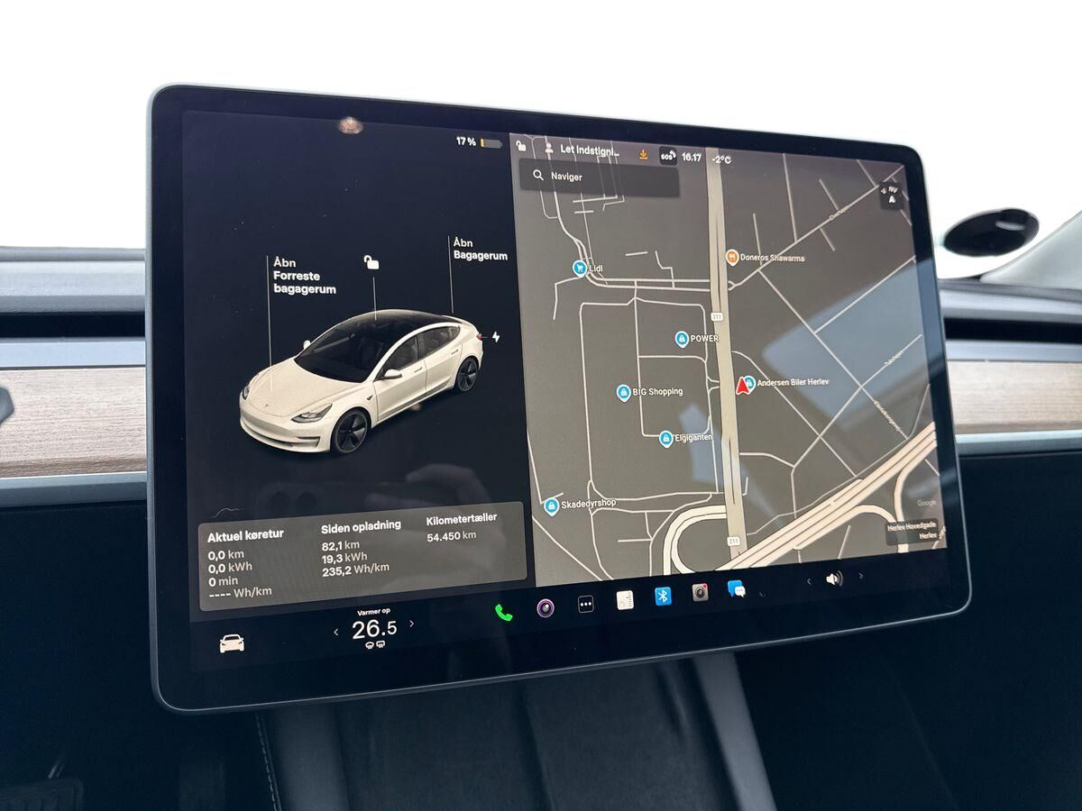 Billede af Tesla Model 3 EL Standard Range Plus 325HK Aut.