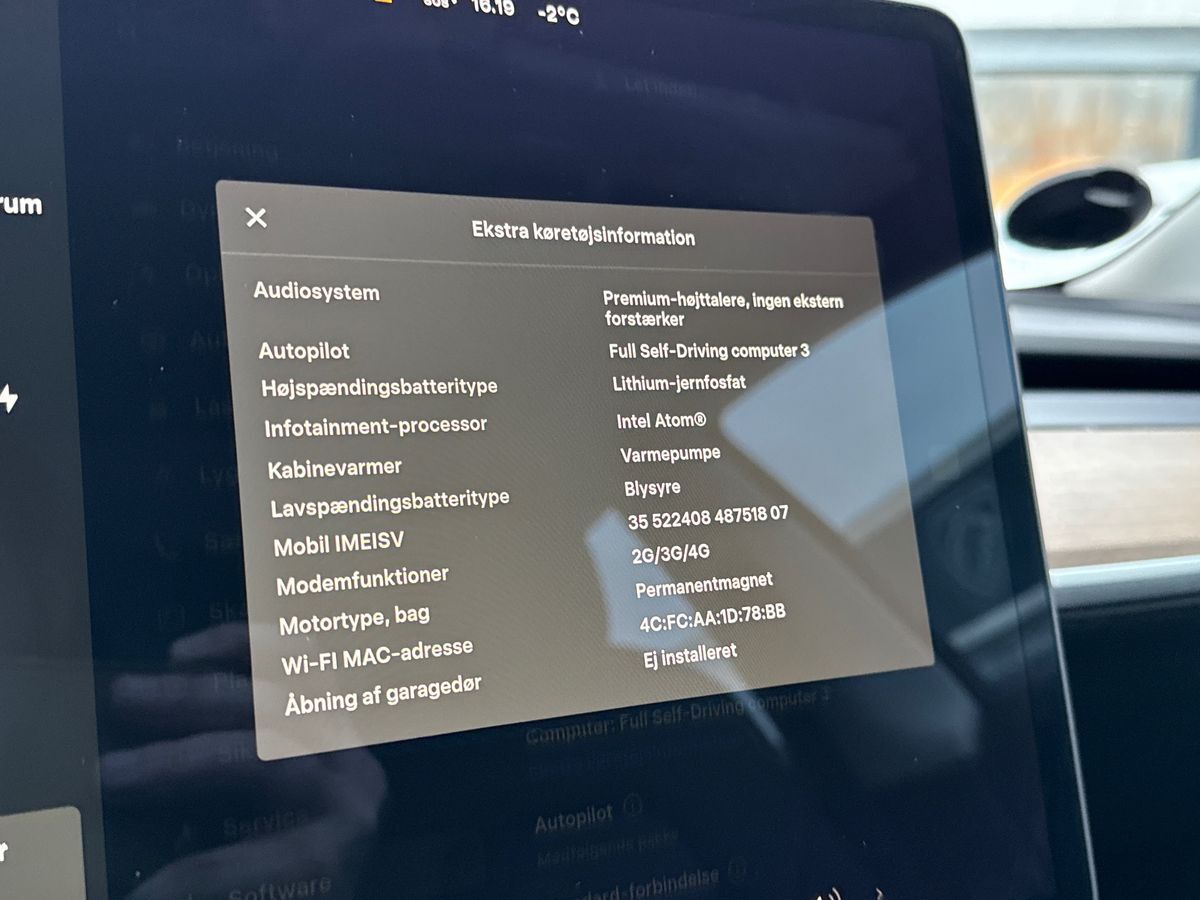Billede af Tesla Model 3 EL Standard Range Plus 325HK Aut.
