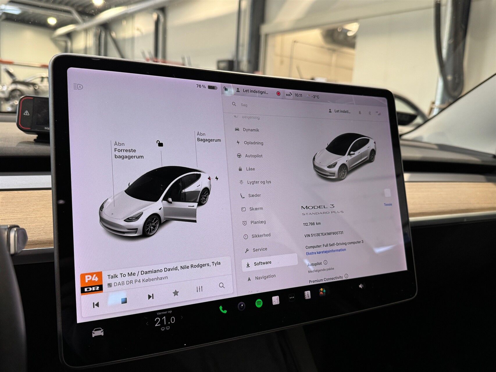 Billede af Tesla Model 3 EL Standard Range Plus 258HK Aut.