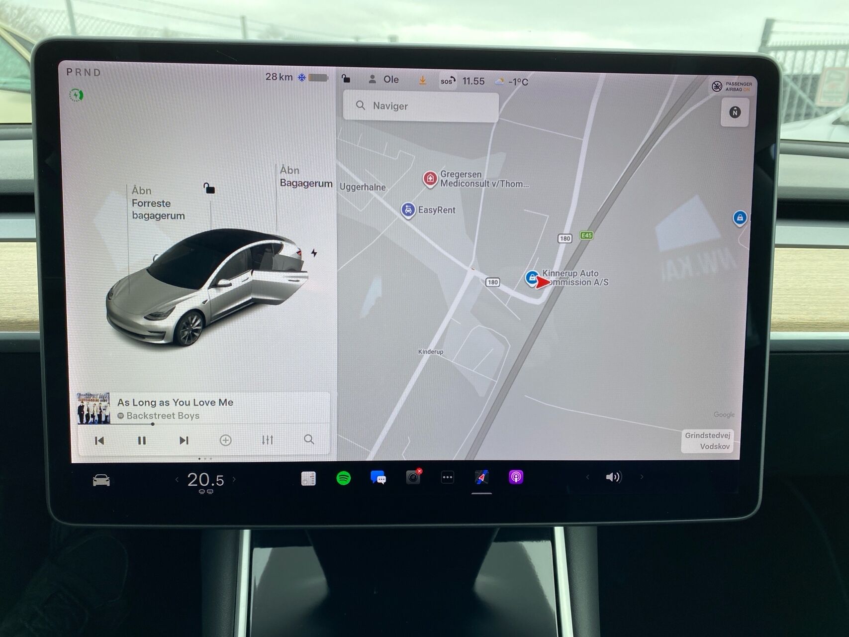Billede af Tesla Model 3 EL Long Range AWD 490HK Aut.