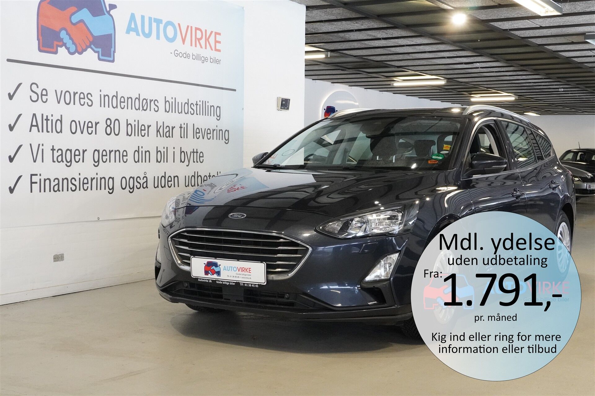 Billede af Ford Focus 1,0 EcoBoost Hybrid Titanium 125HK Stc 6g