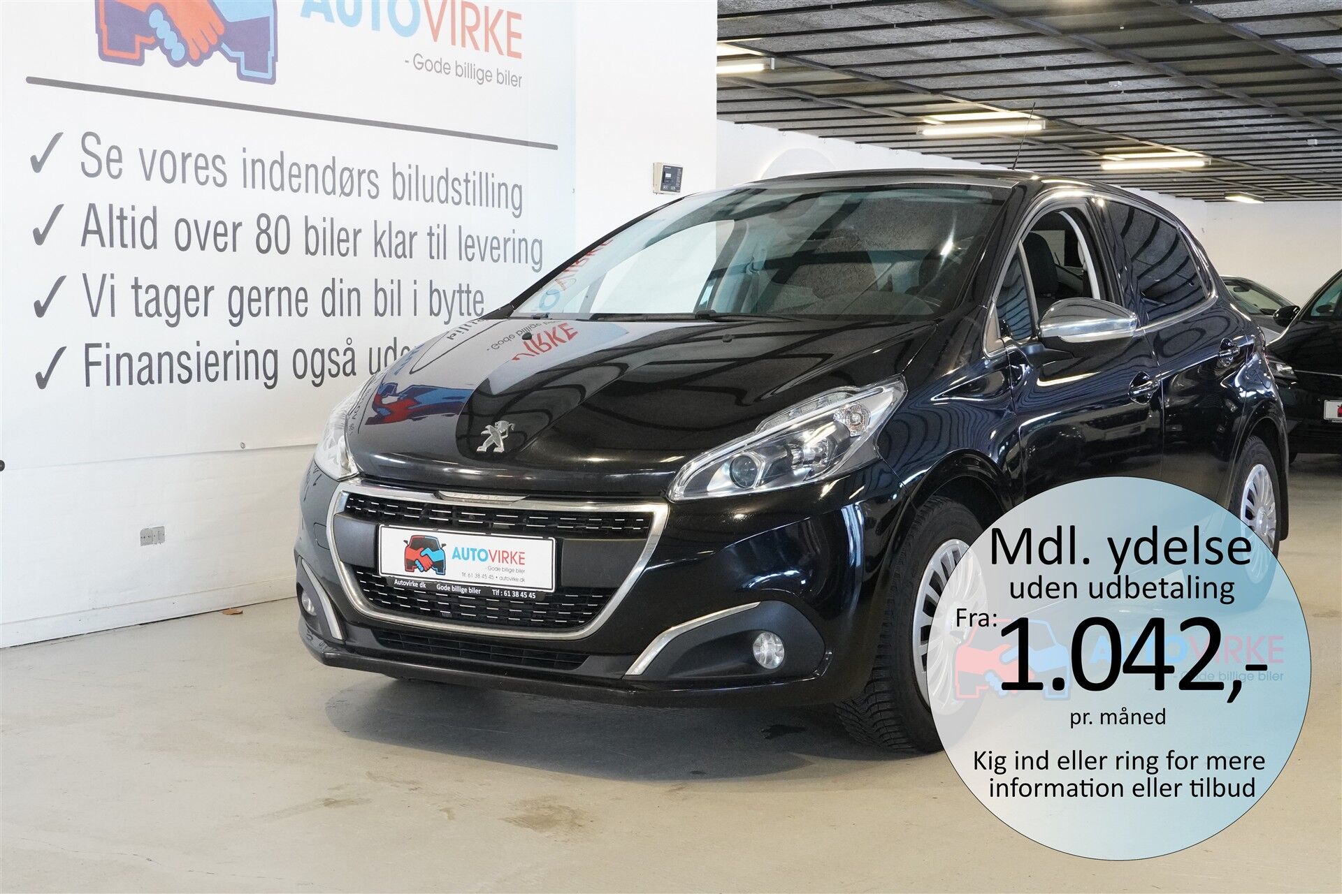 Billede af Peugeot 208 1,6 BlueHDi Allure Sky 100HK 5d