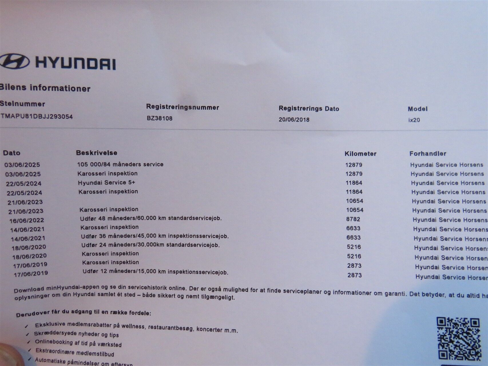 Billede af Hyundai IX20 1,6 Premium 125HK 5d Aut.