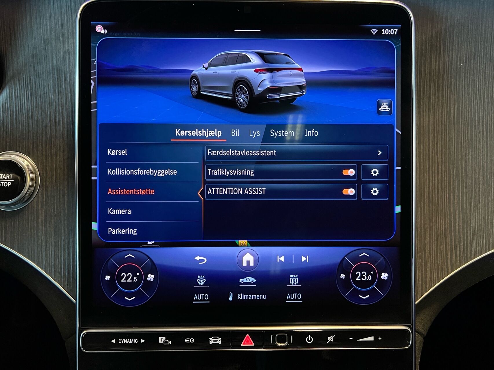 Billede af Mercedes-Benz EQE 350 EL AMG Premium Plus 4Matic 292HK 5d Aut.