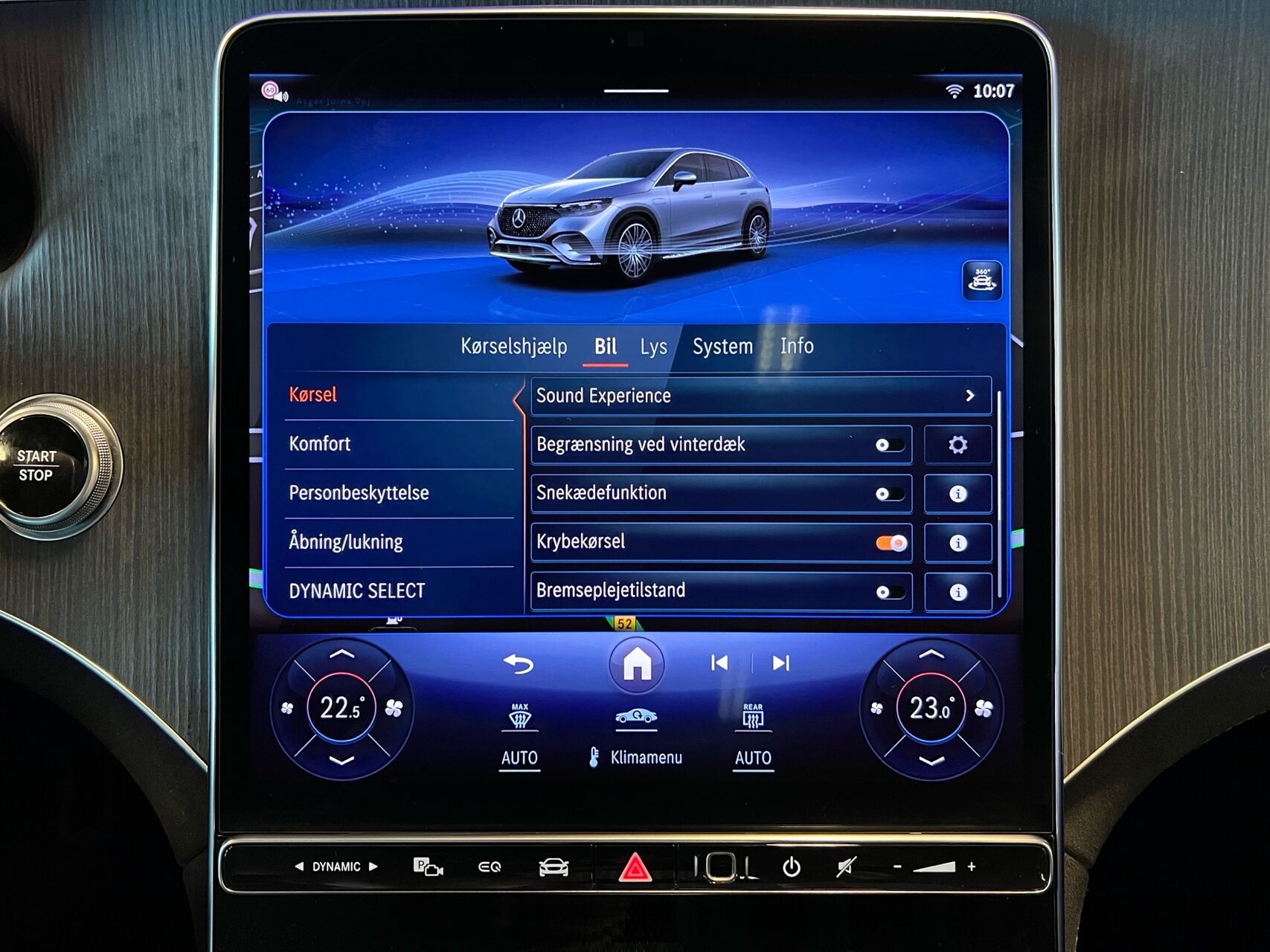 Billede af Mercedes-Benz EQE 350 EL AMG Premium Plus 4Matic 292HK 5d Aut.