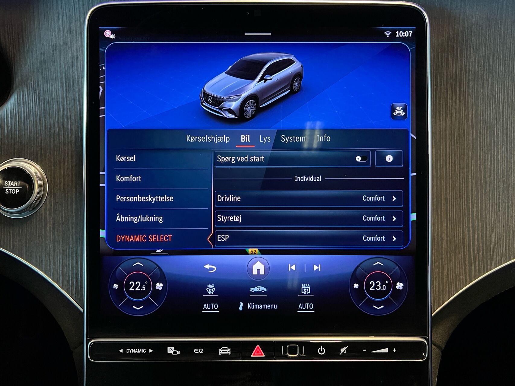 Billede af Mercedes-Benz EQE 350 EL AMG Premium Plus 4Matic 292HK 5d Aut.