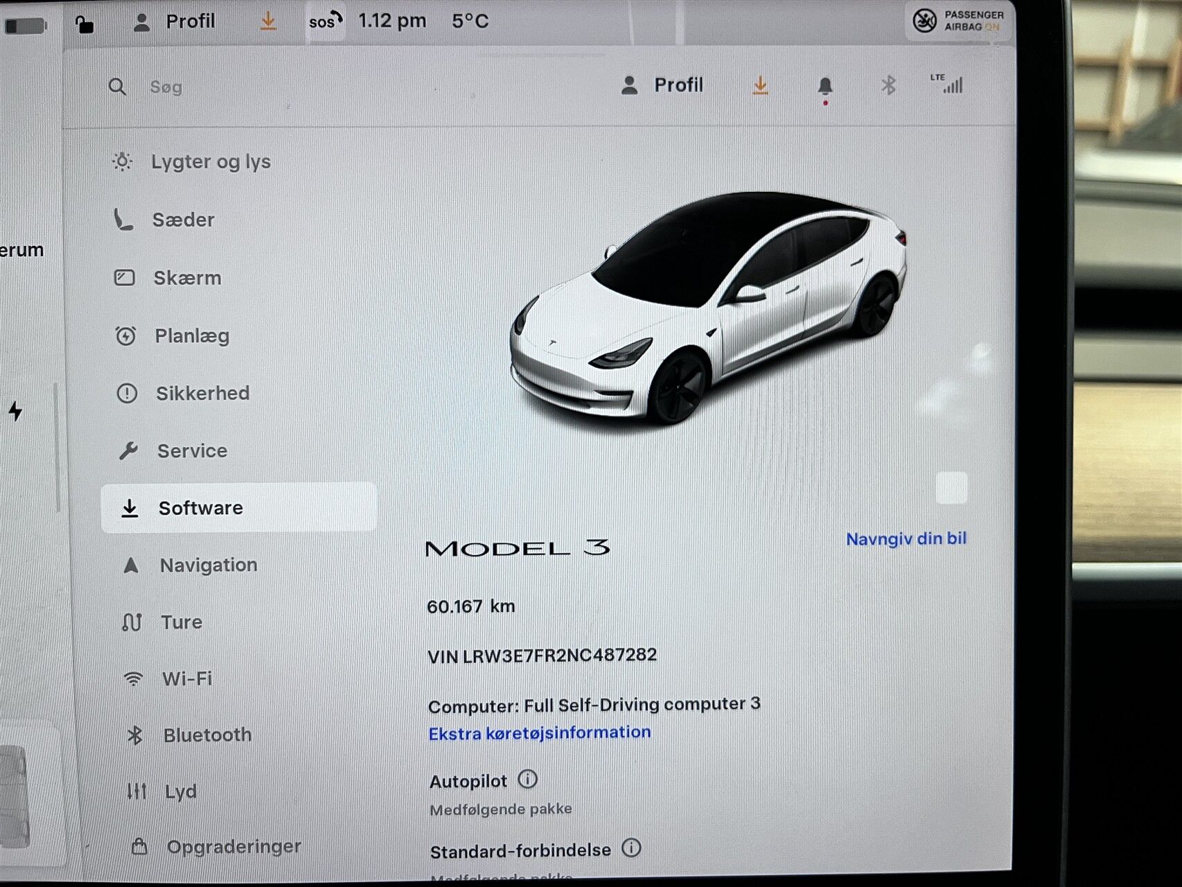 Billede af Tesla Model 3 EL 283HK Aut.
