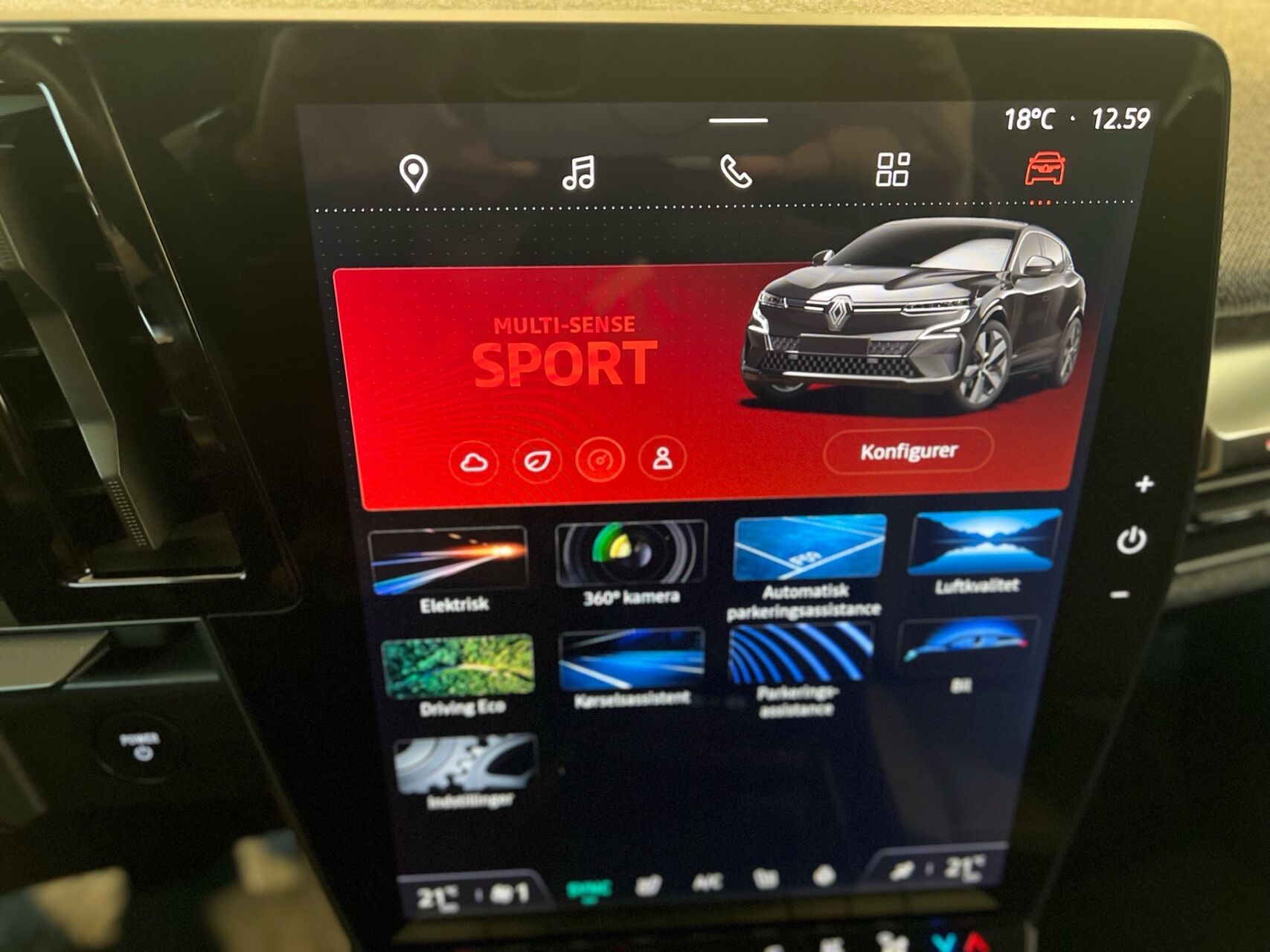 Billede af Renault Mégane E-TECH Techno 220HK 5d Aut.