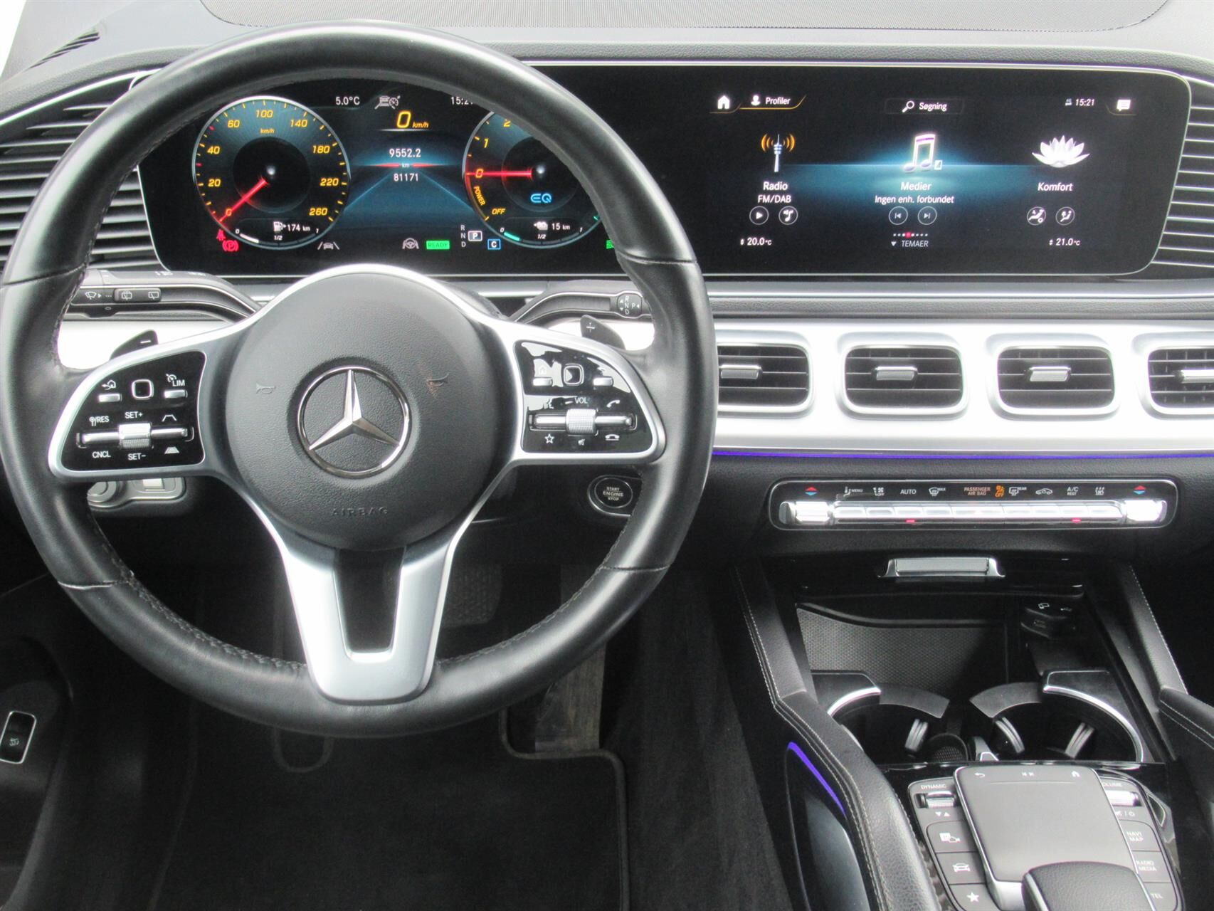 Billede af Mercedes-Benz GLE350 de 2,0 Plugin-hybrid 4Matic 9G-Tronic 320HK 5d 9g Aut.