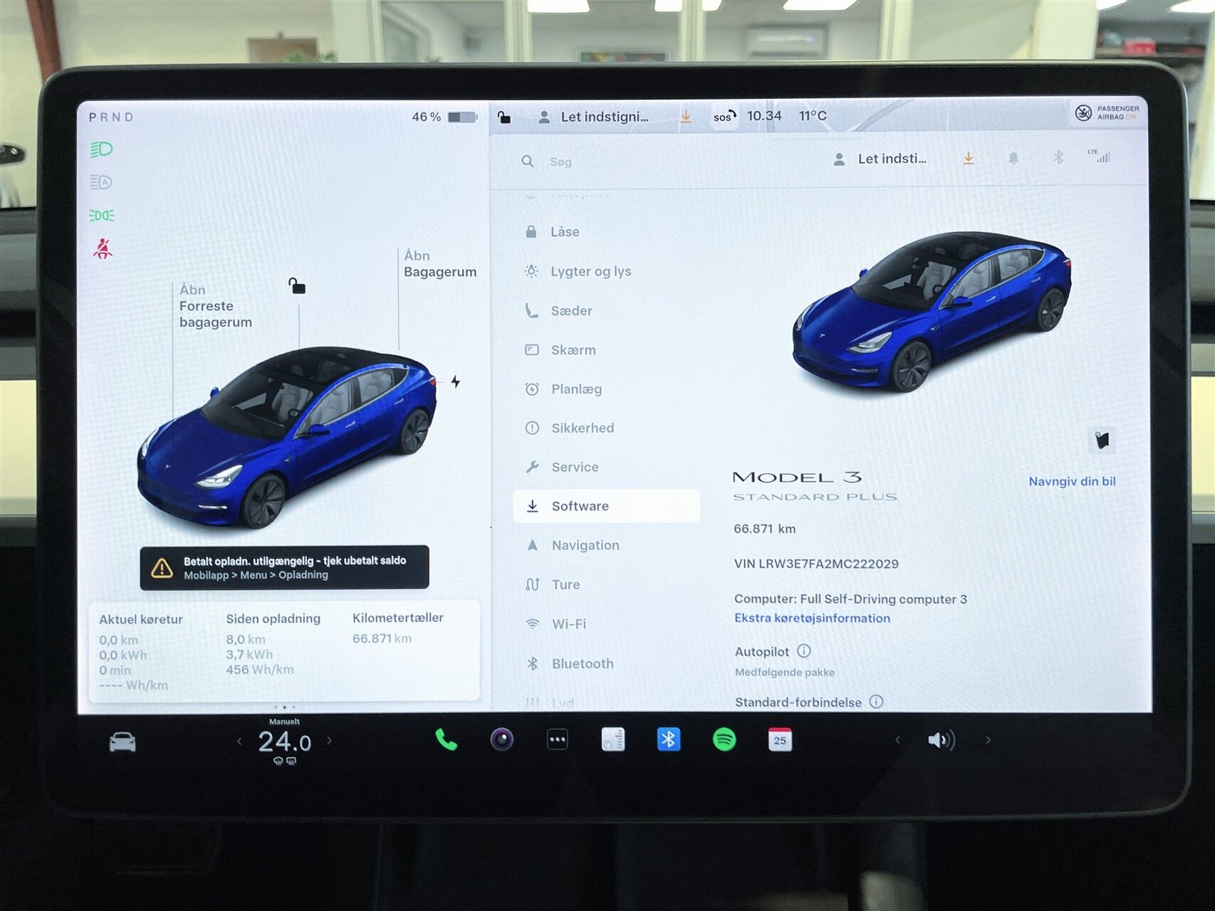 Billede af Tesla Model 3 EL Standard Range Plus 325HK Aut.