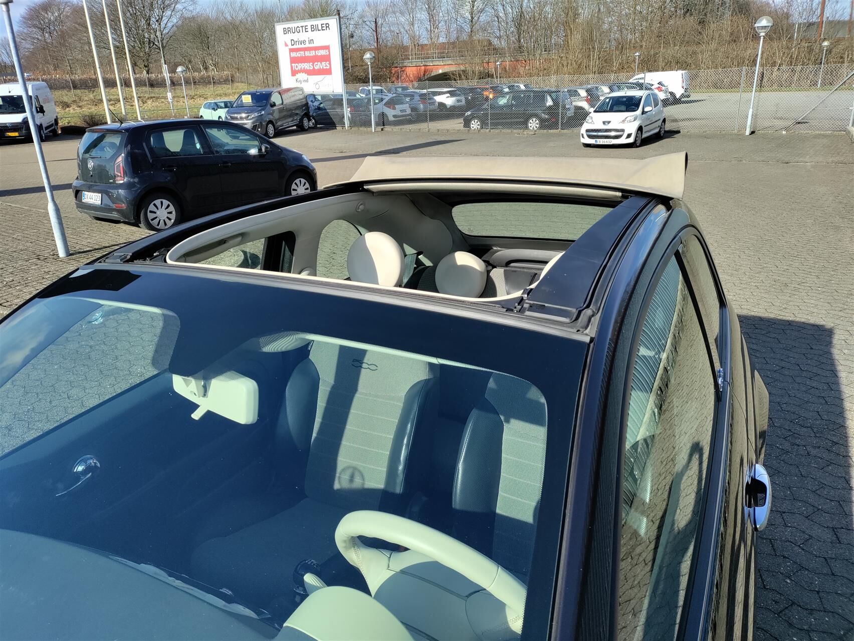 Billede af Fiat 500 1,2 Matt Black Start & Stop 69HK 3d