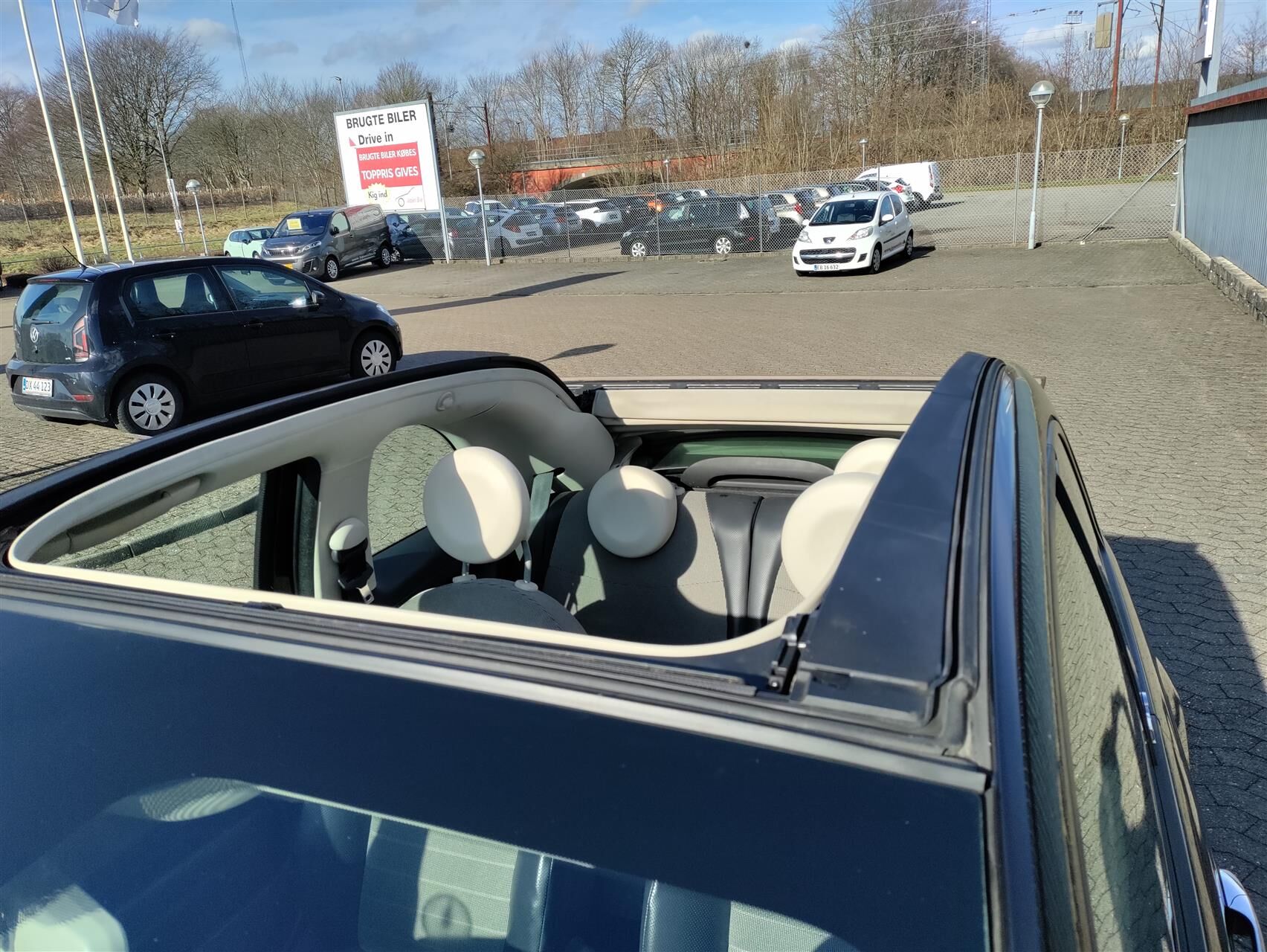 Billede af Fiat 500 1,2 Matt Black Start & Stop 69HK 3d