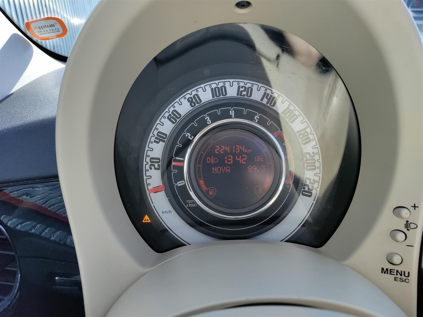 Billede af Fiat 500 1,2 Matt Black Start & Stop 69HK 3d