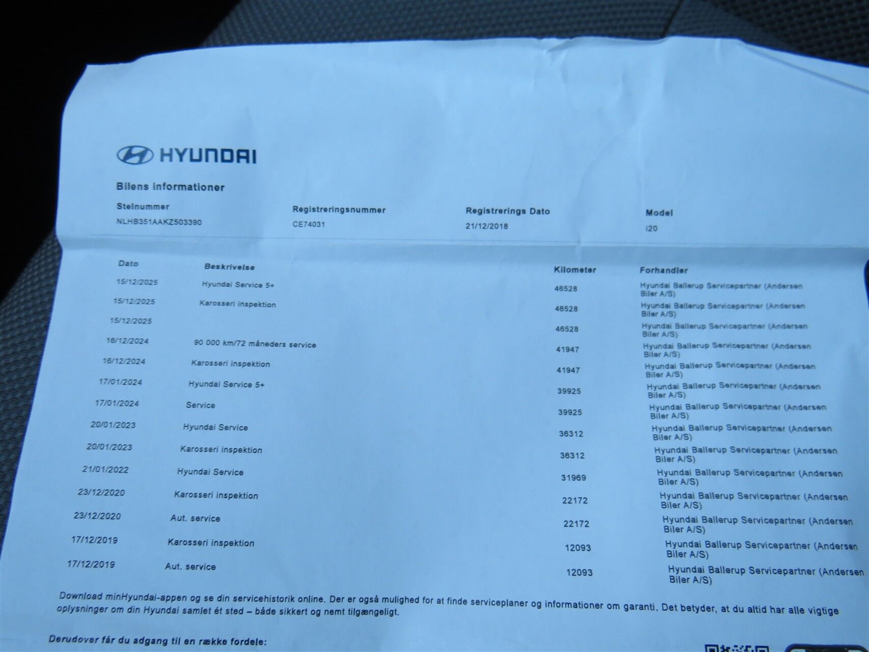 Billede af Hyundai i20 1,0 T-GDI Trend 100HK 5d