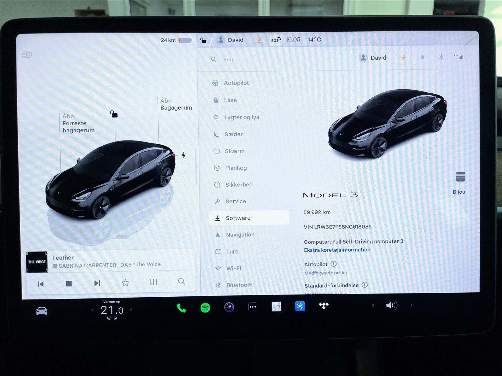 Billede af Tesla Model 3 EL 283HK Aut.