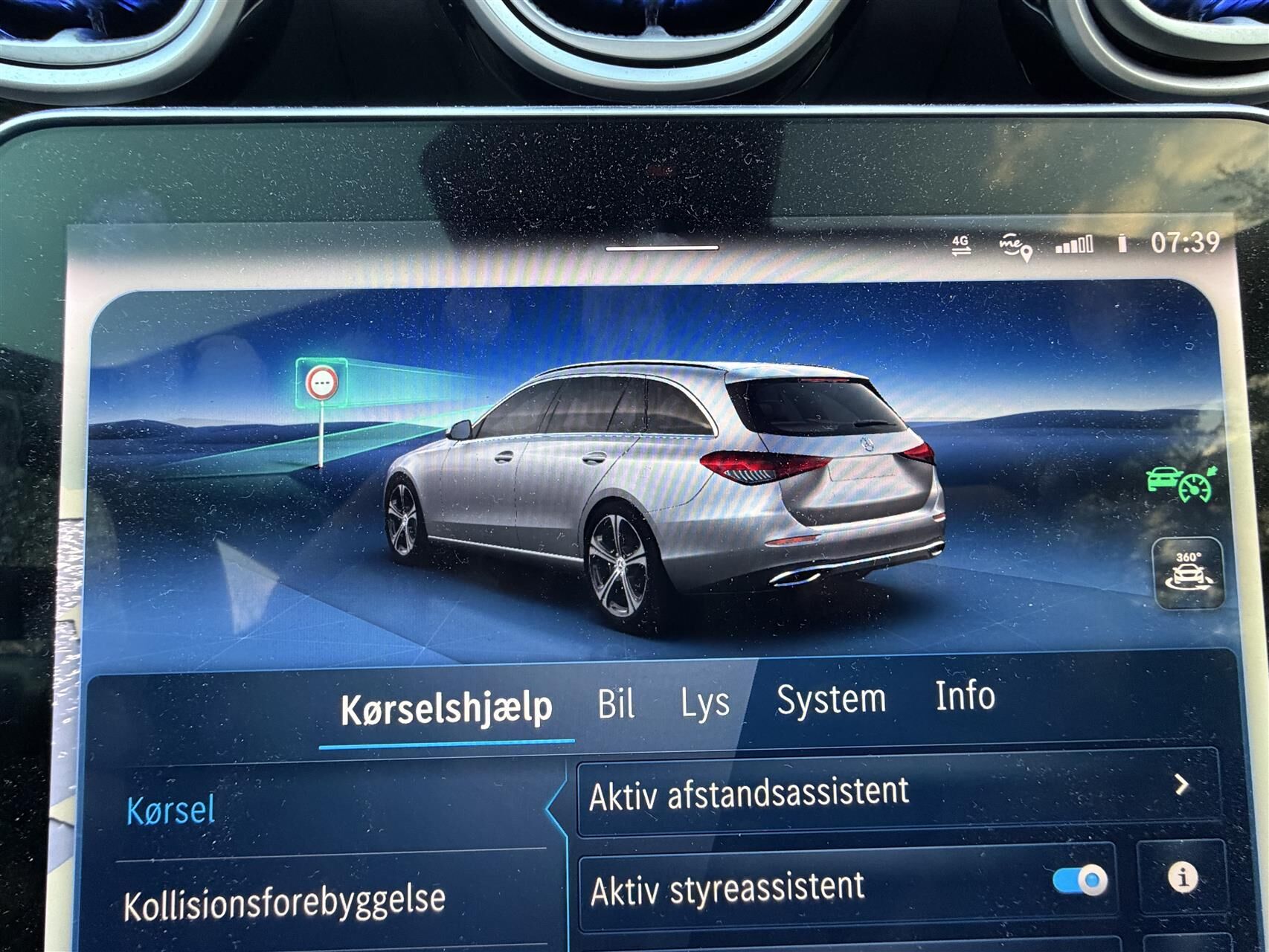 Billede af Mercedes-Benz C220 d T 2,0 CDI  Mild hybrid AMG Line 9G-Tronic 200HK Stc Aut.