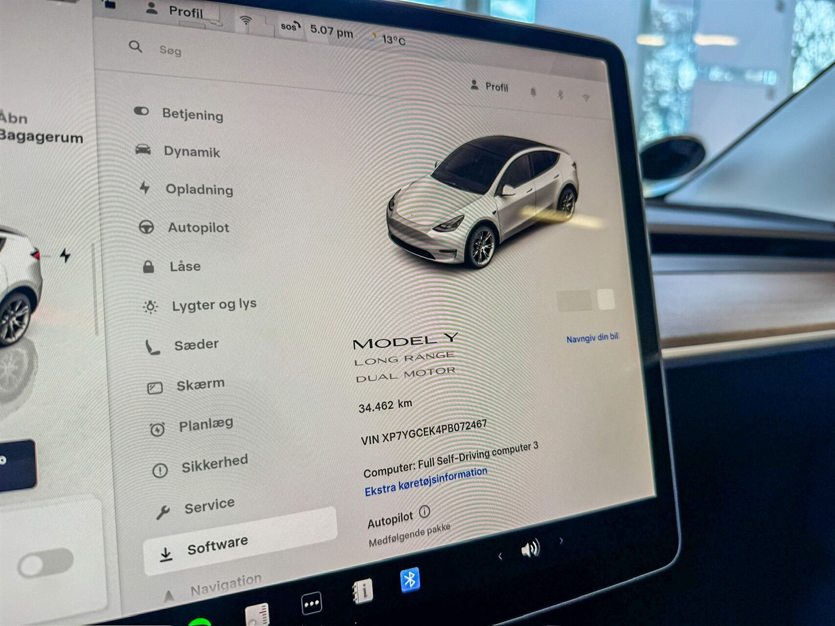 Billede af Tesla Model Y EL Long Range AWD 514HK 5d Aut.