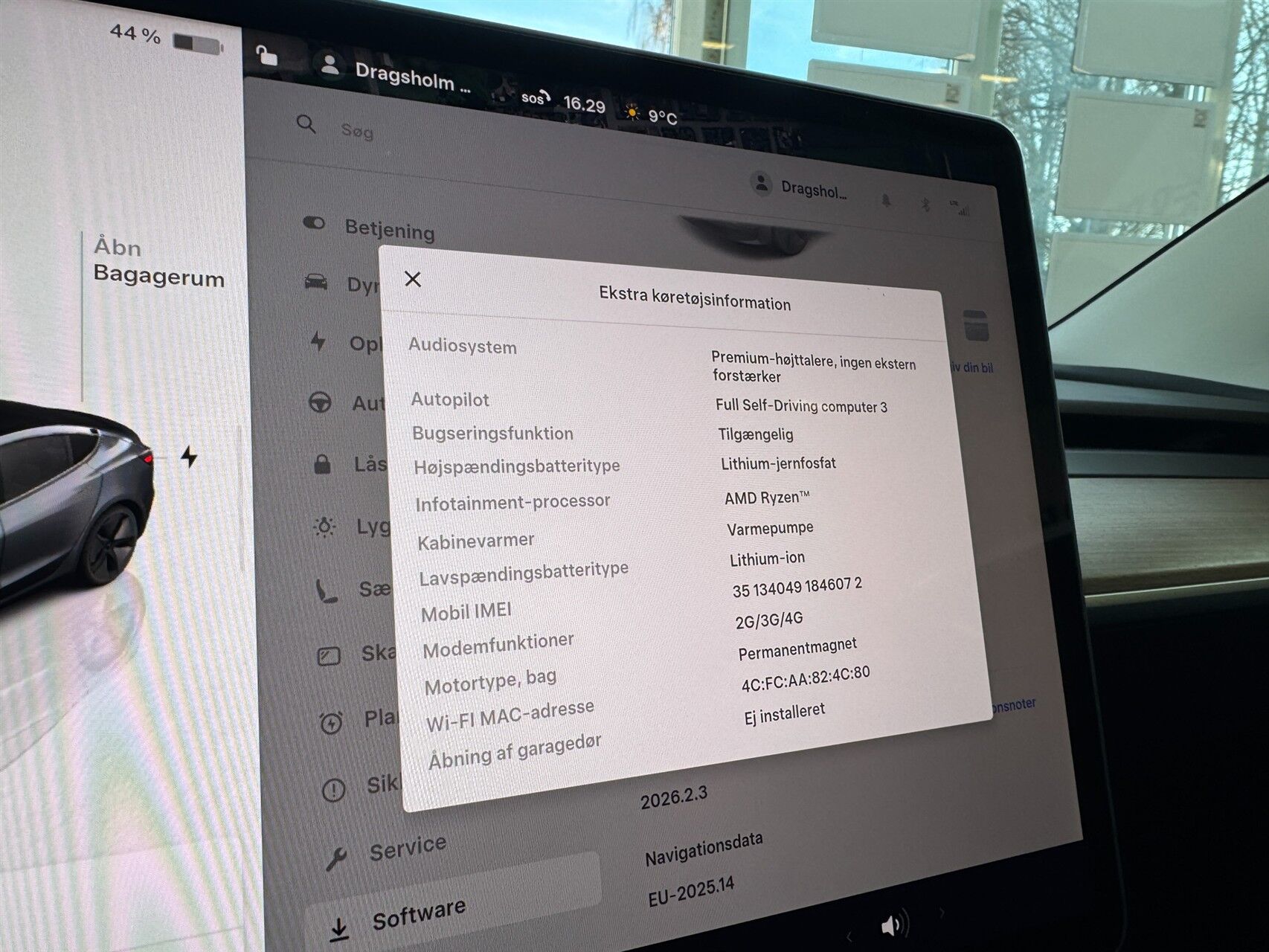 Billede af Tesla Model 3 EL 283HK Aut.