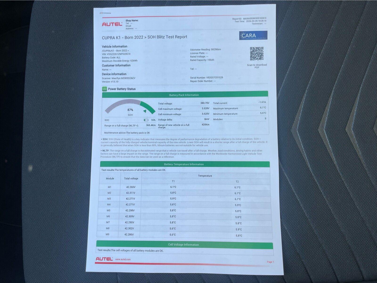Billede af Cupra Born EL High 204HK 5d Aut.