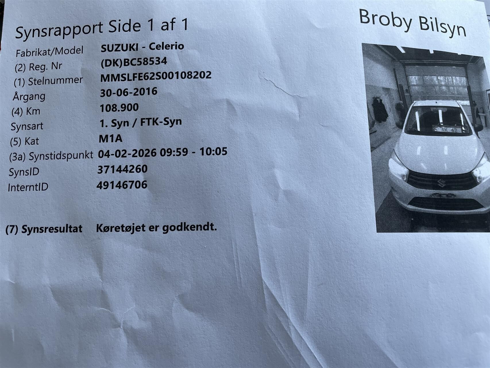 Billede af Suzuki Celerio 1,0 Club 68HK 5d