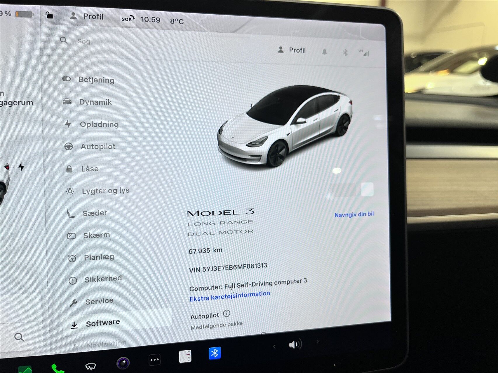 Billede af Tesla Model 3 EL Long Range AWD 498HK Aut.