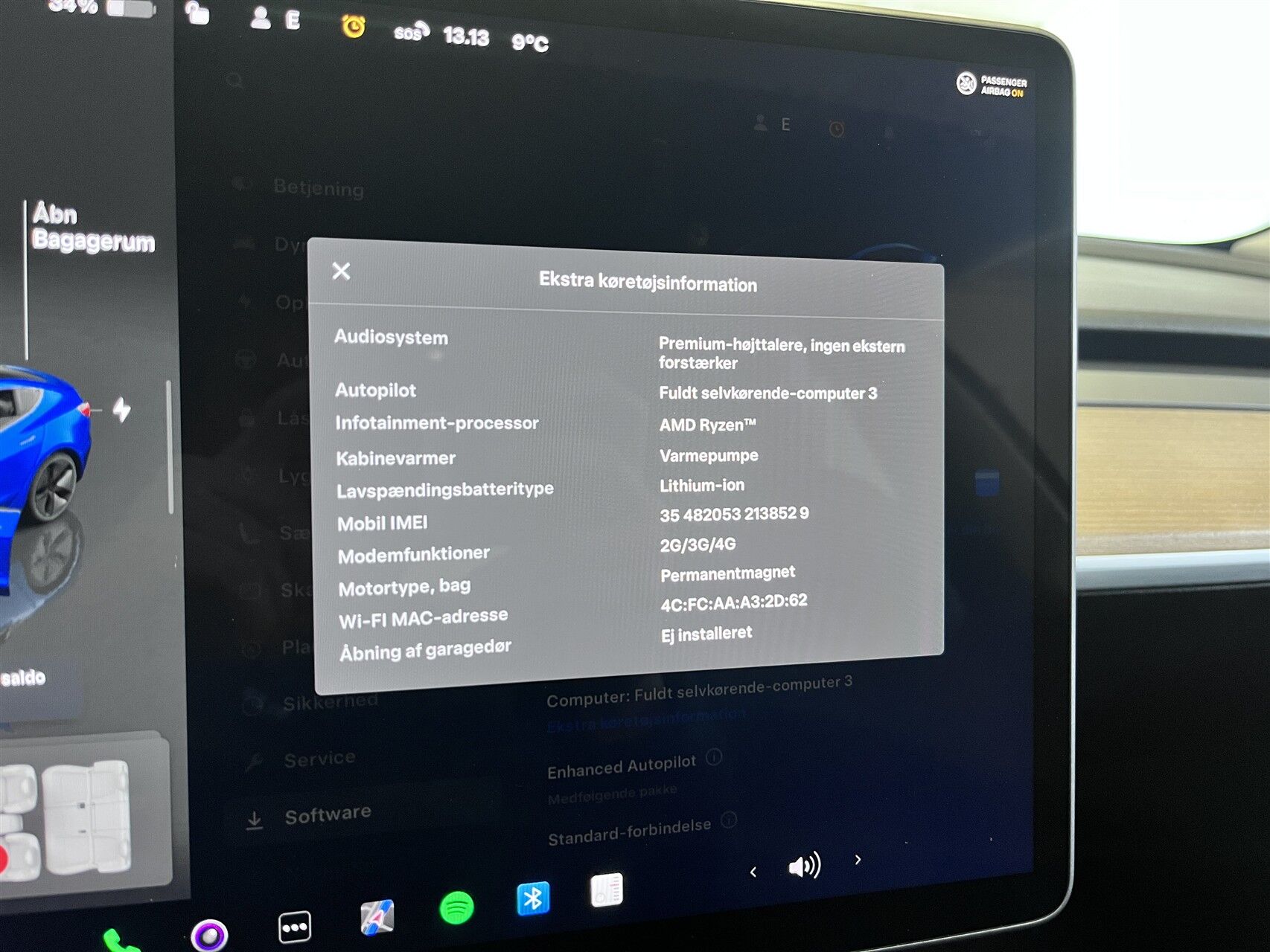Billede af Tesla Model 3 EL Long Range 283HK Aut.