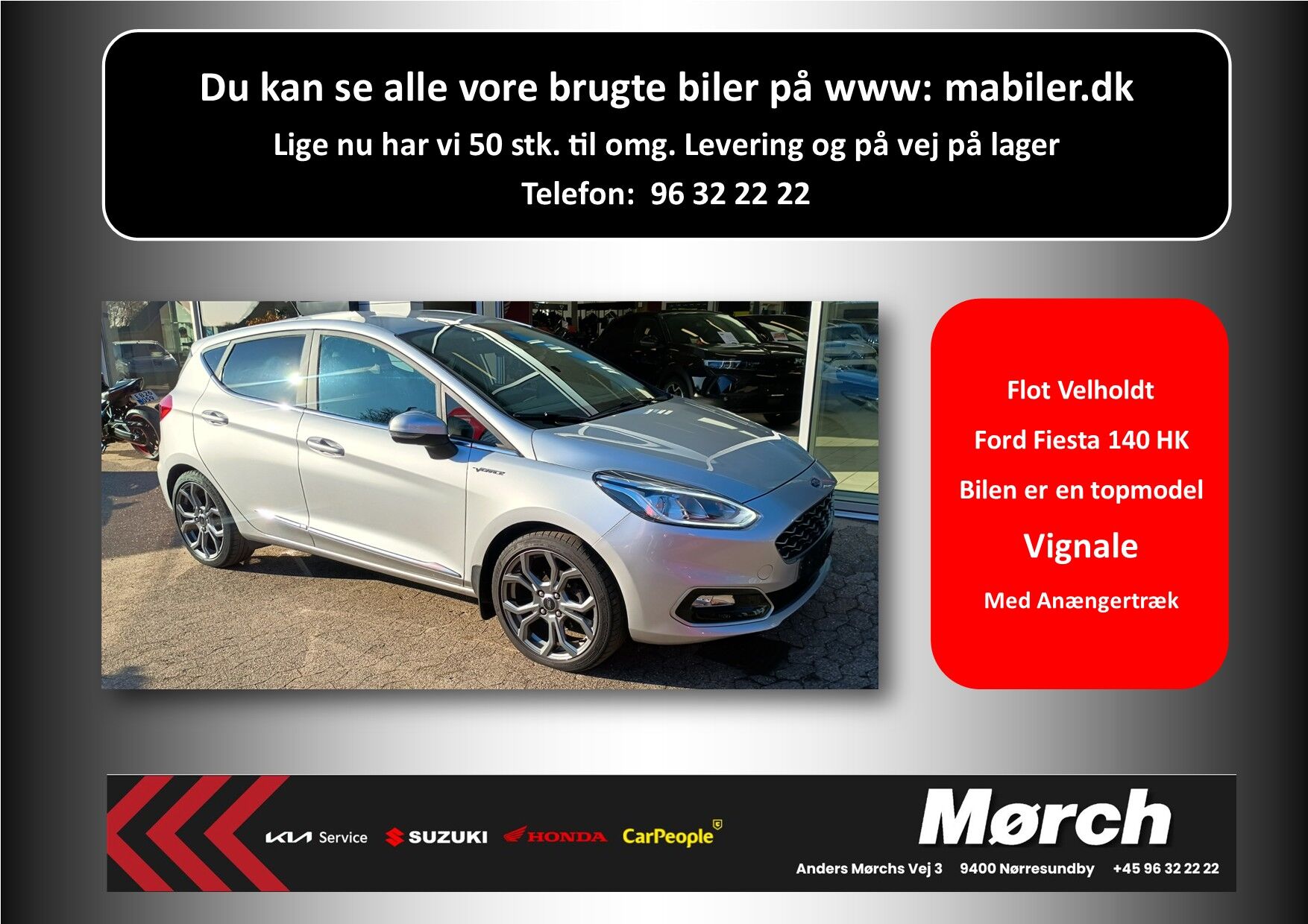 Billede af Ford Fiesta 1,0 EcoBoost Vignale 140HK 5d