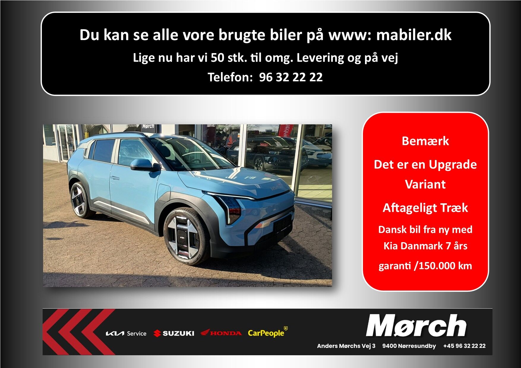 Billede af Kia EV3 EL Long Range Upgrade 204HK 5d Aut.