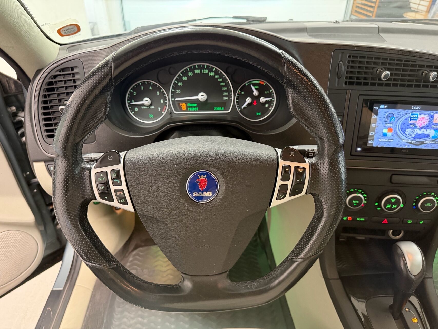 Billede af Saab 9-3 2,0 T Aero 210HK Stc Aut.