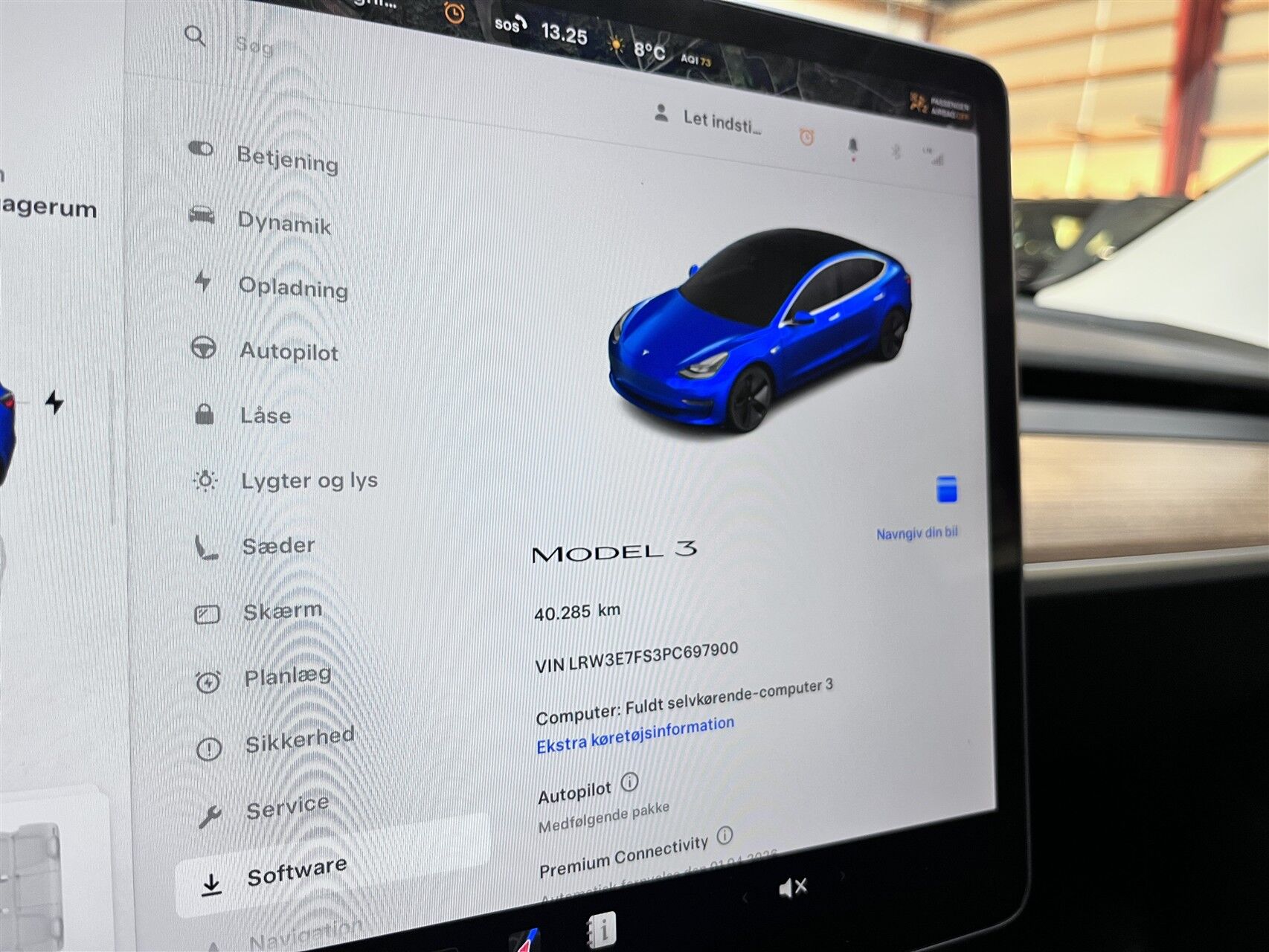 Billede af Tesla Model 3 EL Standard Range 283HK Aut.