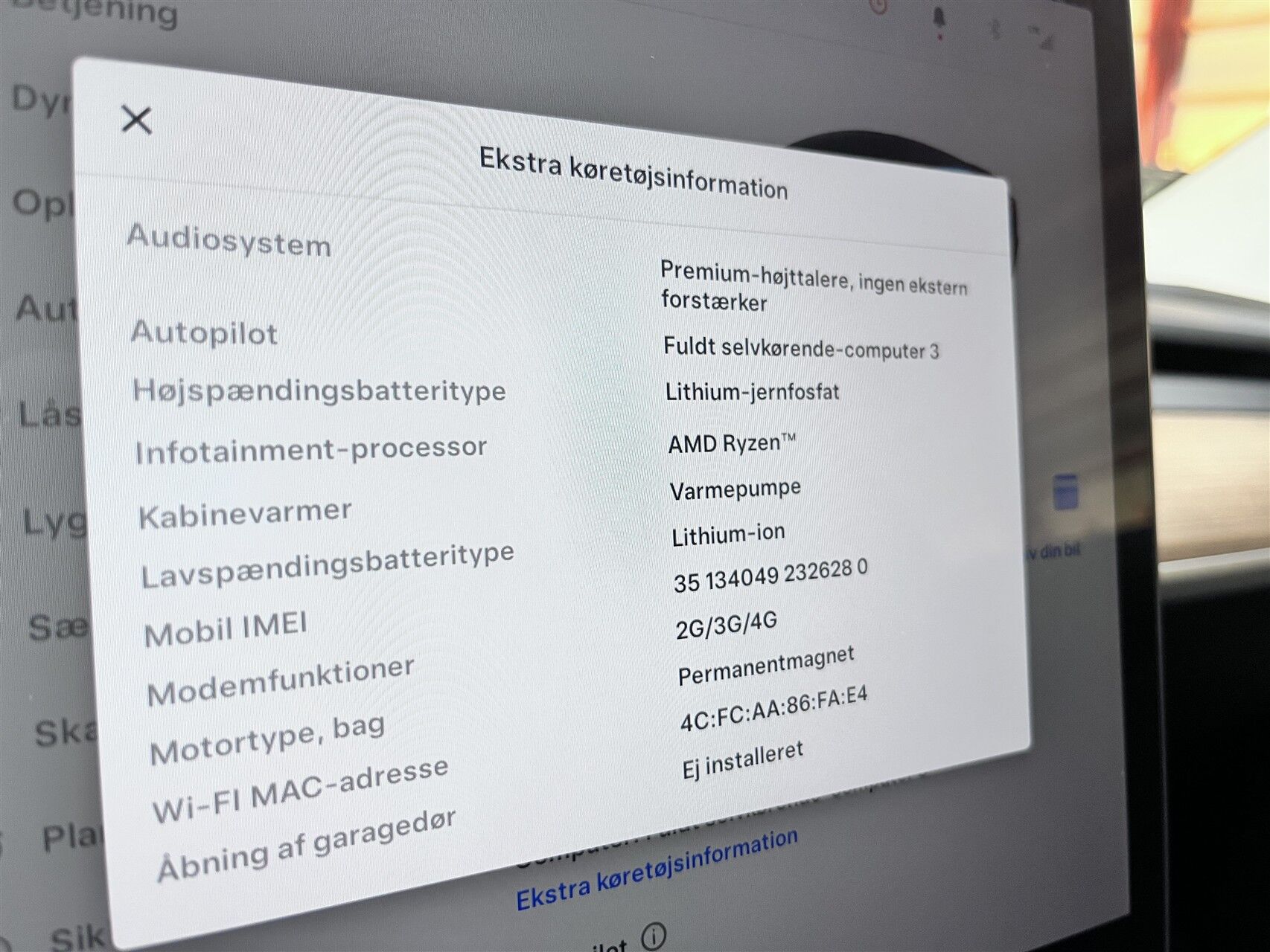 Billede af Tesla Model 3 EL Standard Range 283HK Aut.