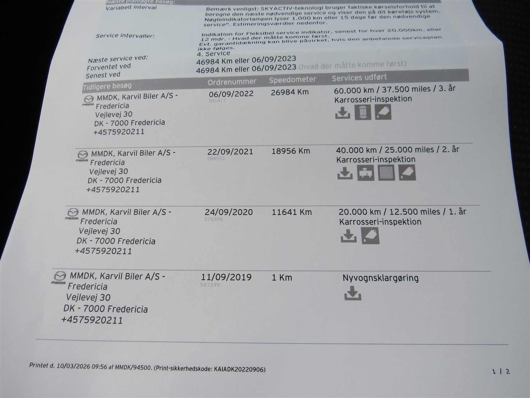 Billede af Mazda CX-3 2,0 Skyactiv-G Vision 121HK 5d 6g