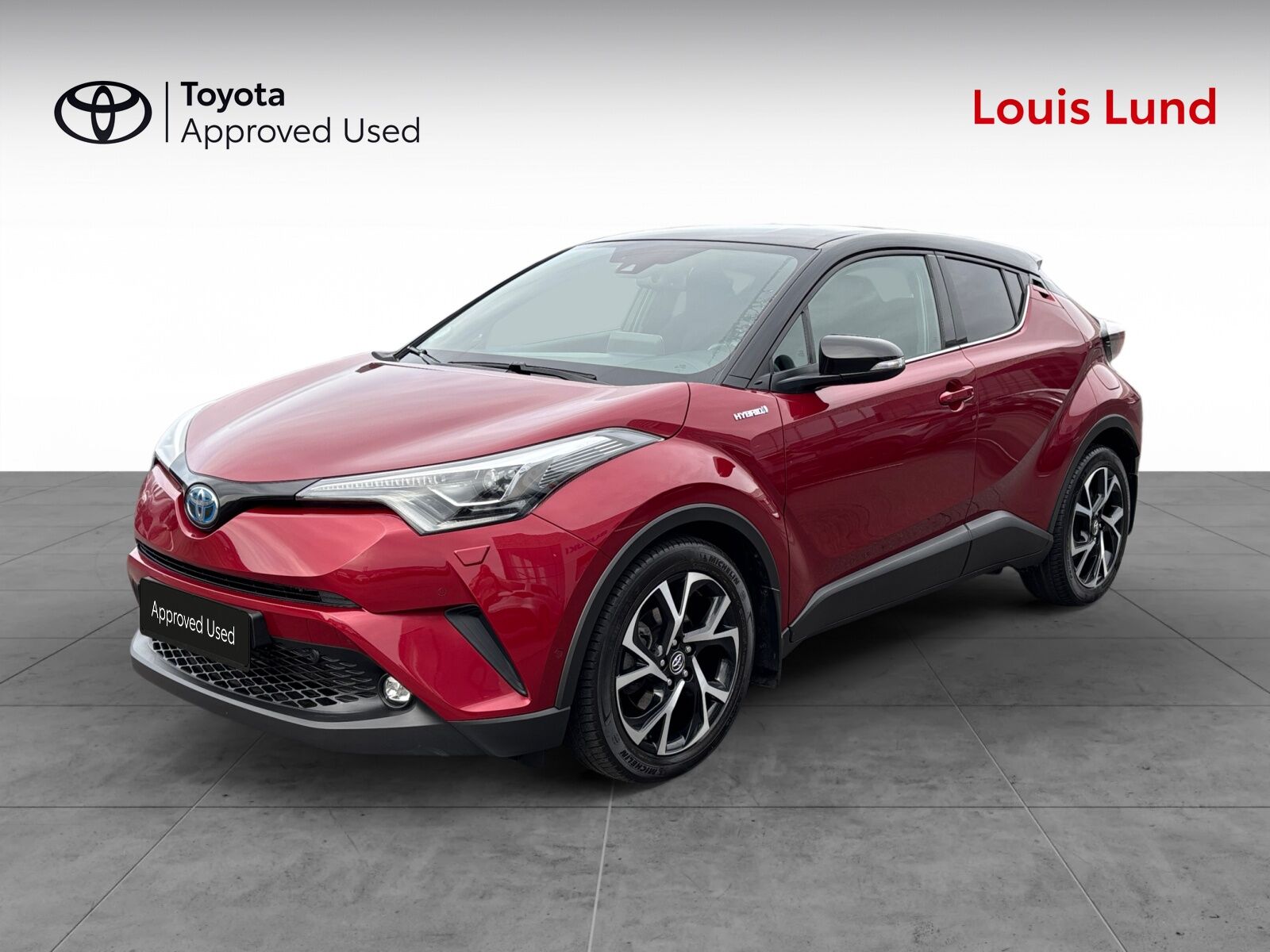 Billede af Toyota C-HR 1,8 Hybrid C-LUB Premium Selected Bi-tone Multidrive S 122HK 5d Aut.