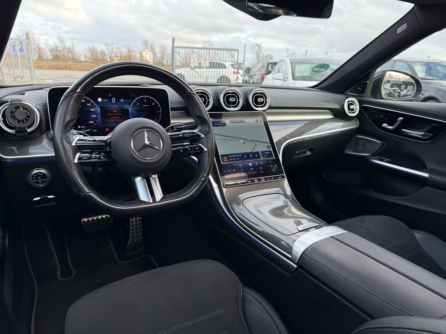 Billede af Mercedes-Benz C220 d T 2,0 CDI  Mild hybrid AMG Line 9G-Tronic 200HK Stc Aut.