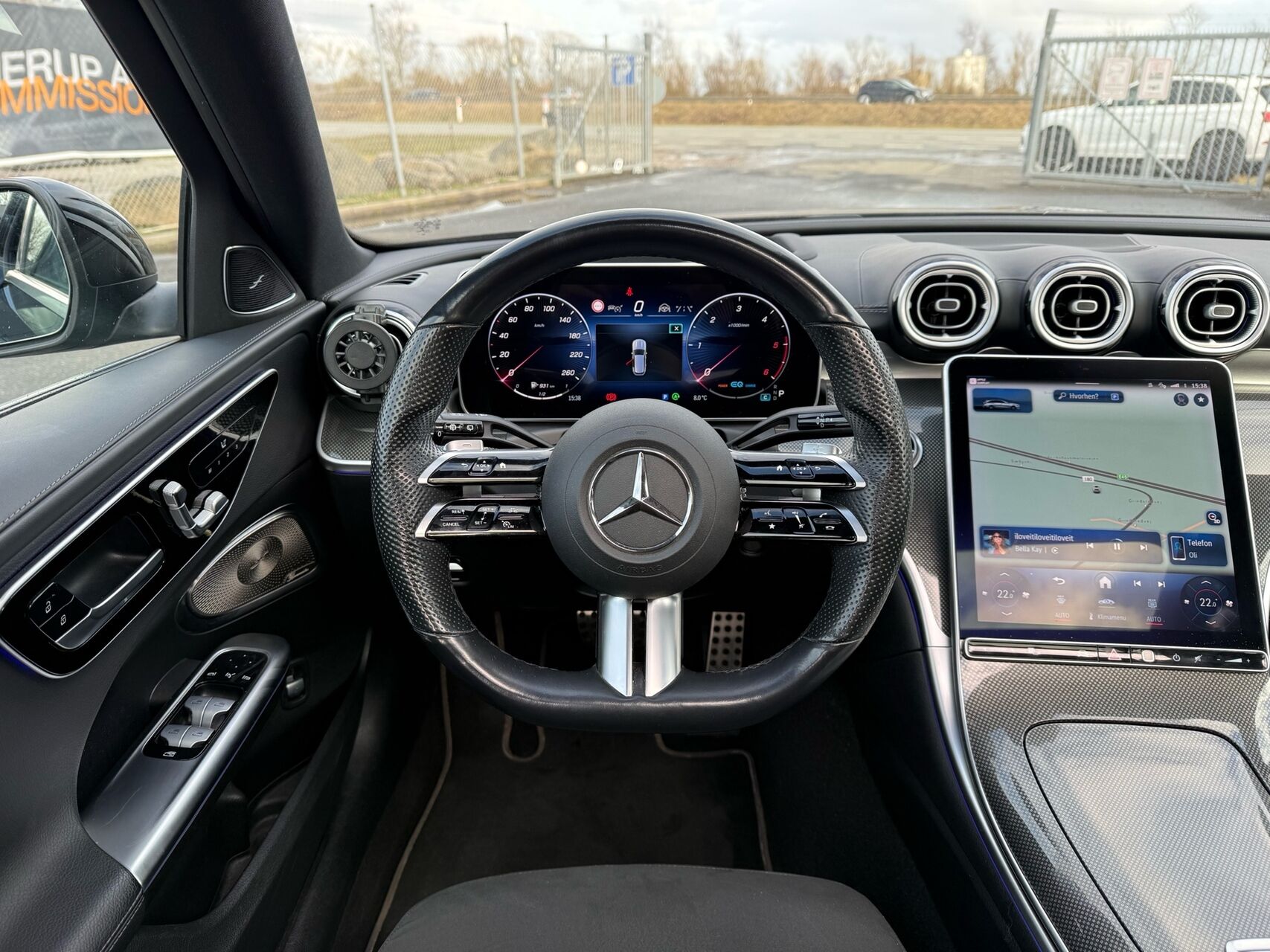 Billede af Mercedes-Benz C220 d T 2,0 CDI  Mild hybrid AMG Line 9G-Tronic 200HK Stc Aut.