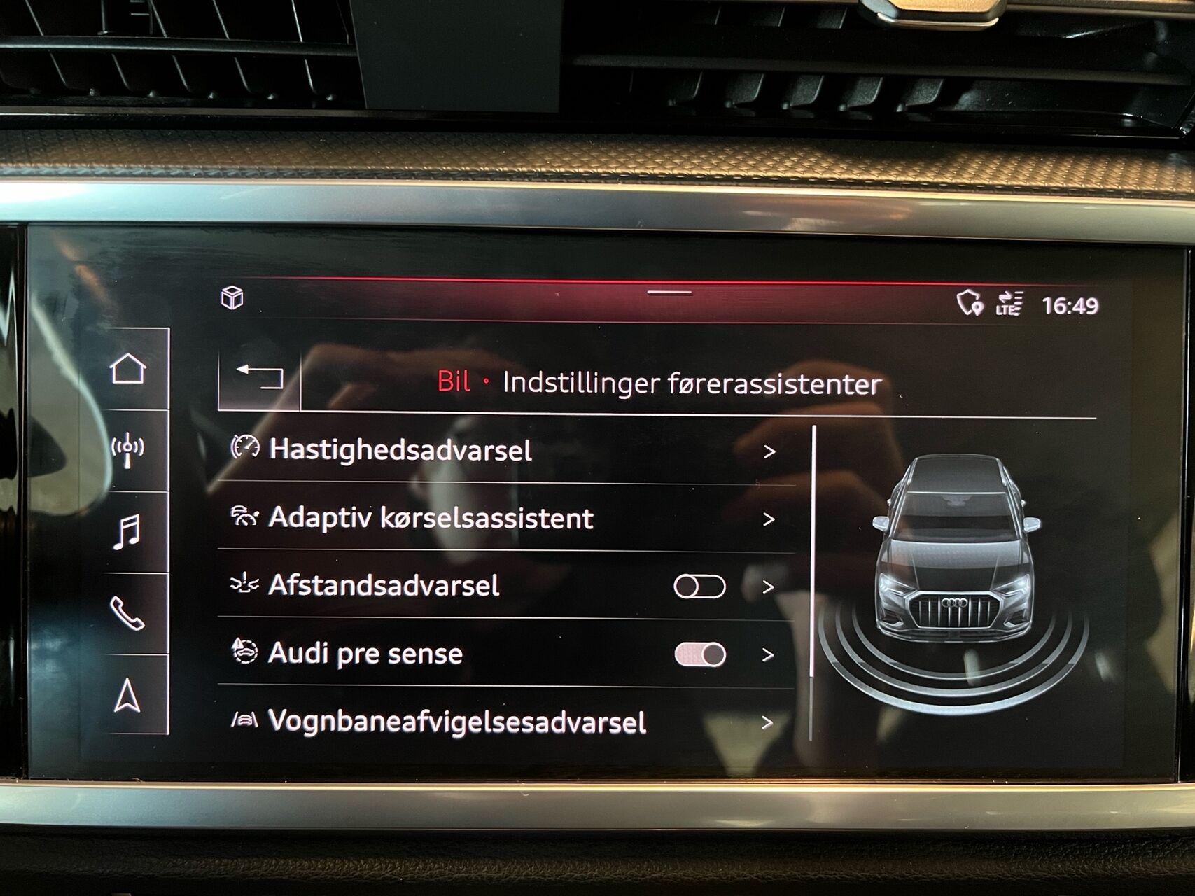 Billede af Audi Q3 1,5 35 TFSI  Mild hybrid Advanced Prestige S Tronic 150HK 5d 7g Aut.