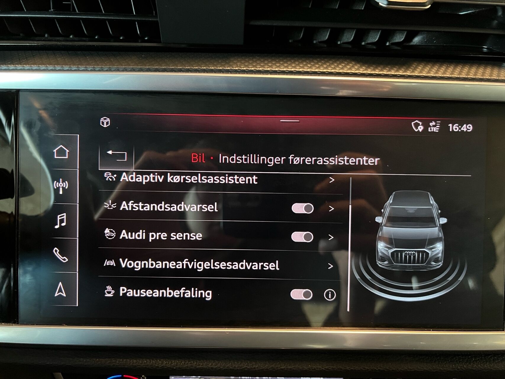 Billede af Audi Q3 1,5 35 TFSI  Mild hybrid Advanced Prestige S Tronic 150HK 5d 7g Aut.