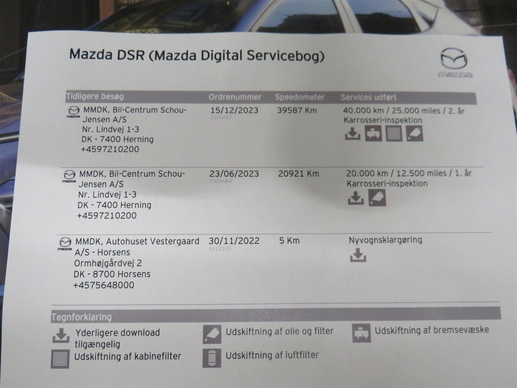 Billede af Mazda CX-60 2,5 e-Skyactiv  Plugin-hybrid Homura AWD 327HK 5d 8g Aut.