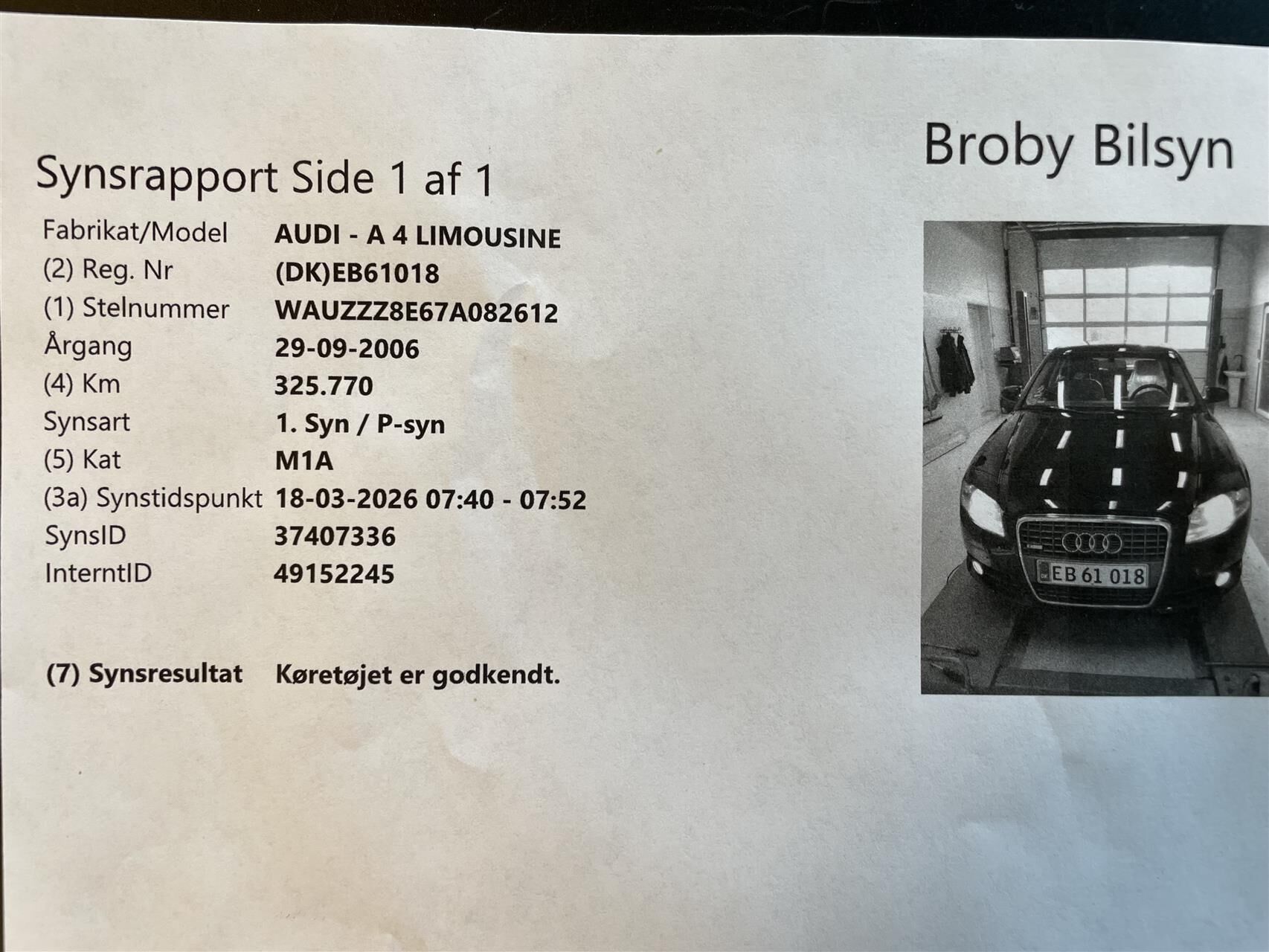 Billede af Audi A4 2,0 TDI 140HK 6g